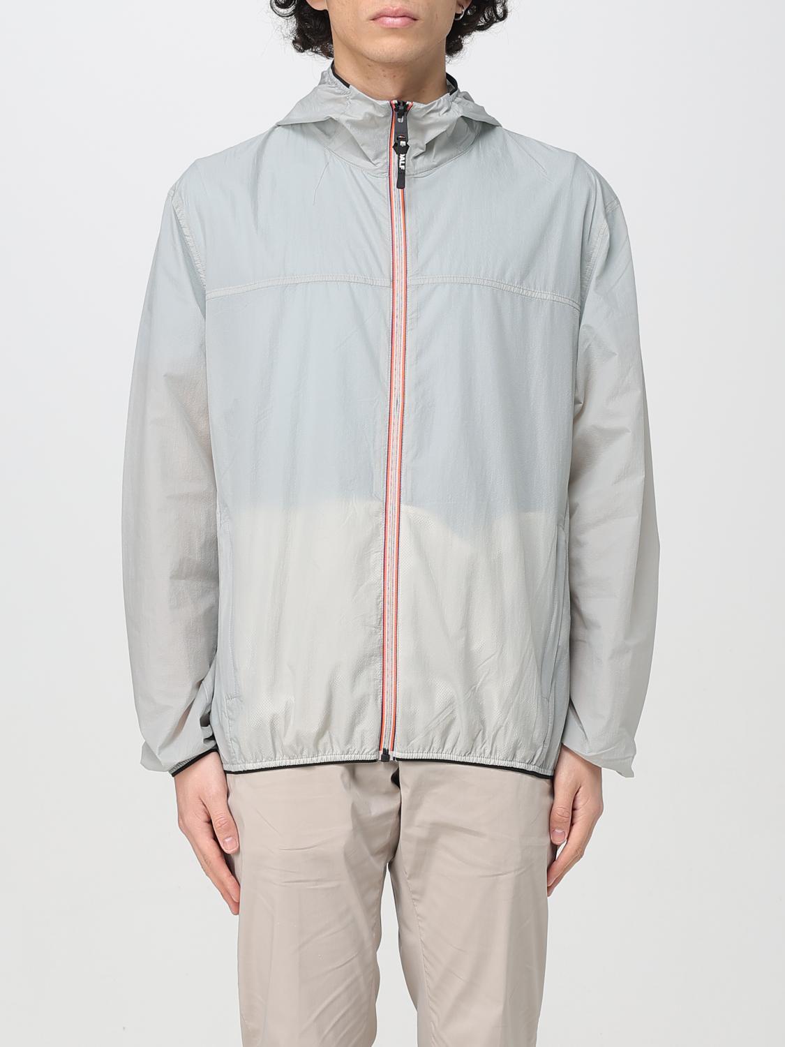 Shop Ecoalf Jacket Men Color Grey