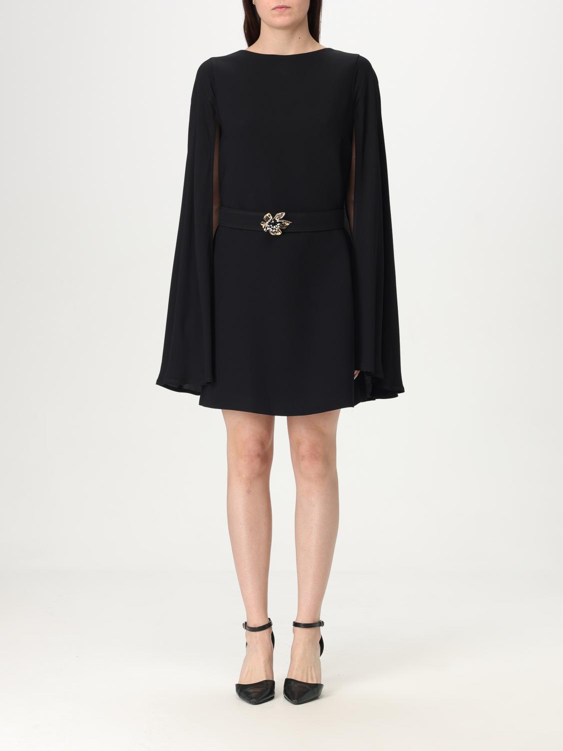 Shop Simona Corsellini Dress Woman Color Black