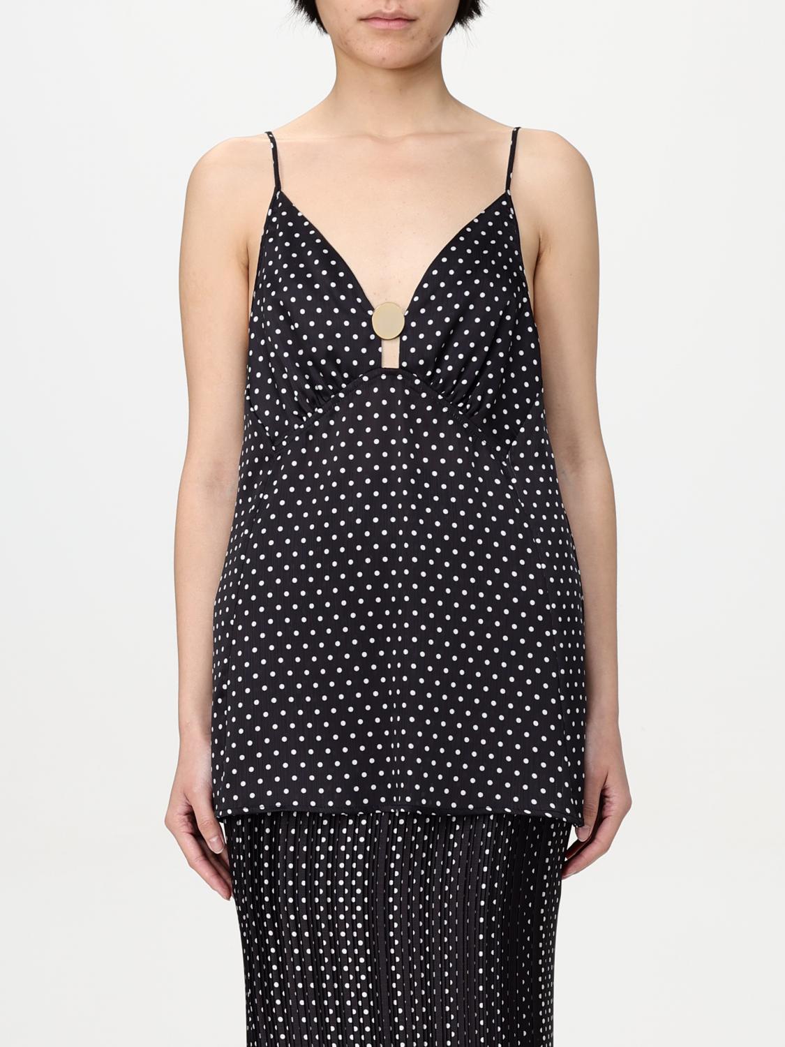 Shop Simona Corsellini Top Woman Color Black