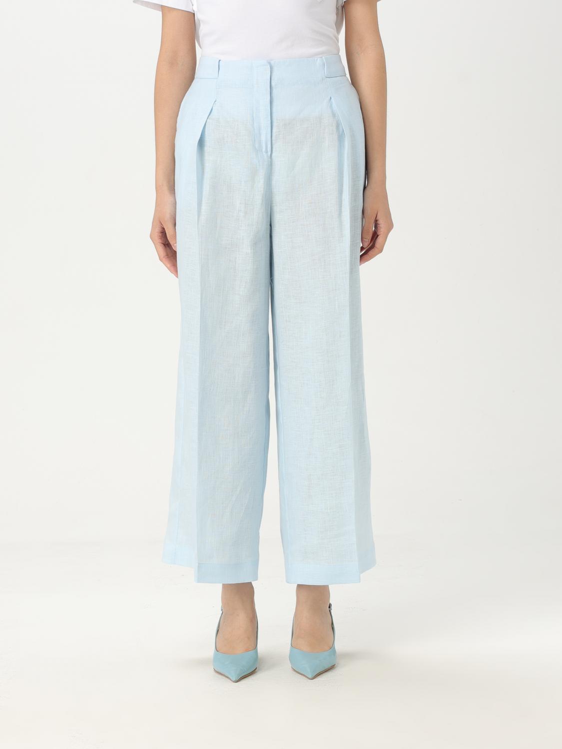 SEMICOUTURE PANTS SEMICOUTURE WOMAN COLOR BLUE G72508009