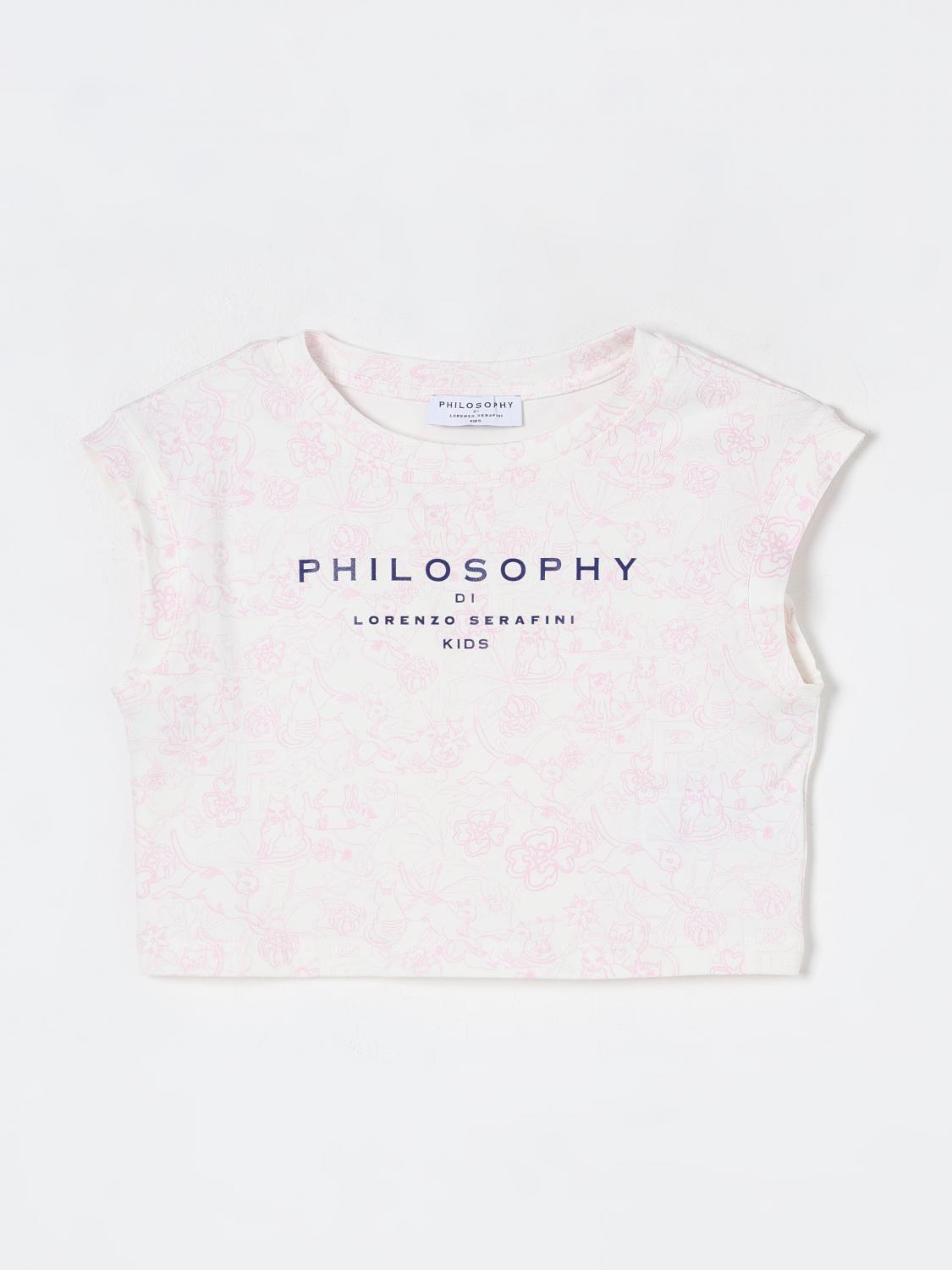 Philosophy Di Lorenzo Serafini T-shirt Kids Color Cream In Cream