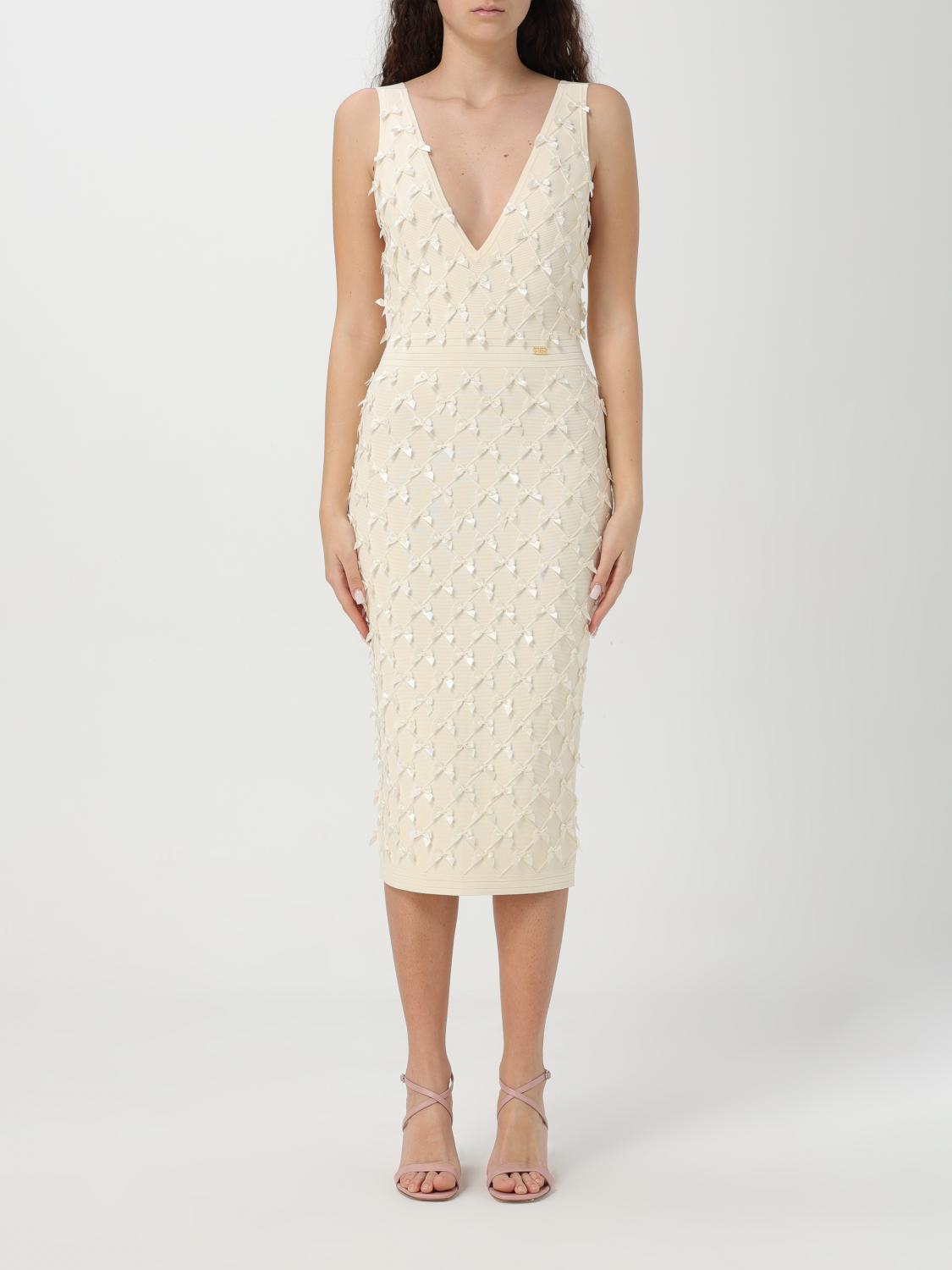 Elisabetta Franchi Kleider Damen Farbe Butter In Butter
