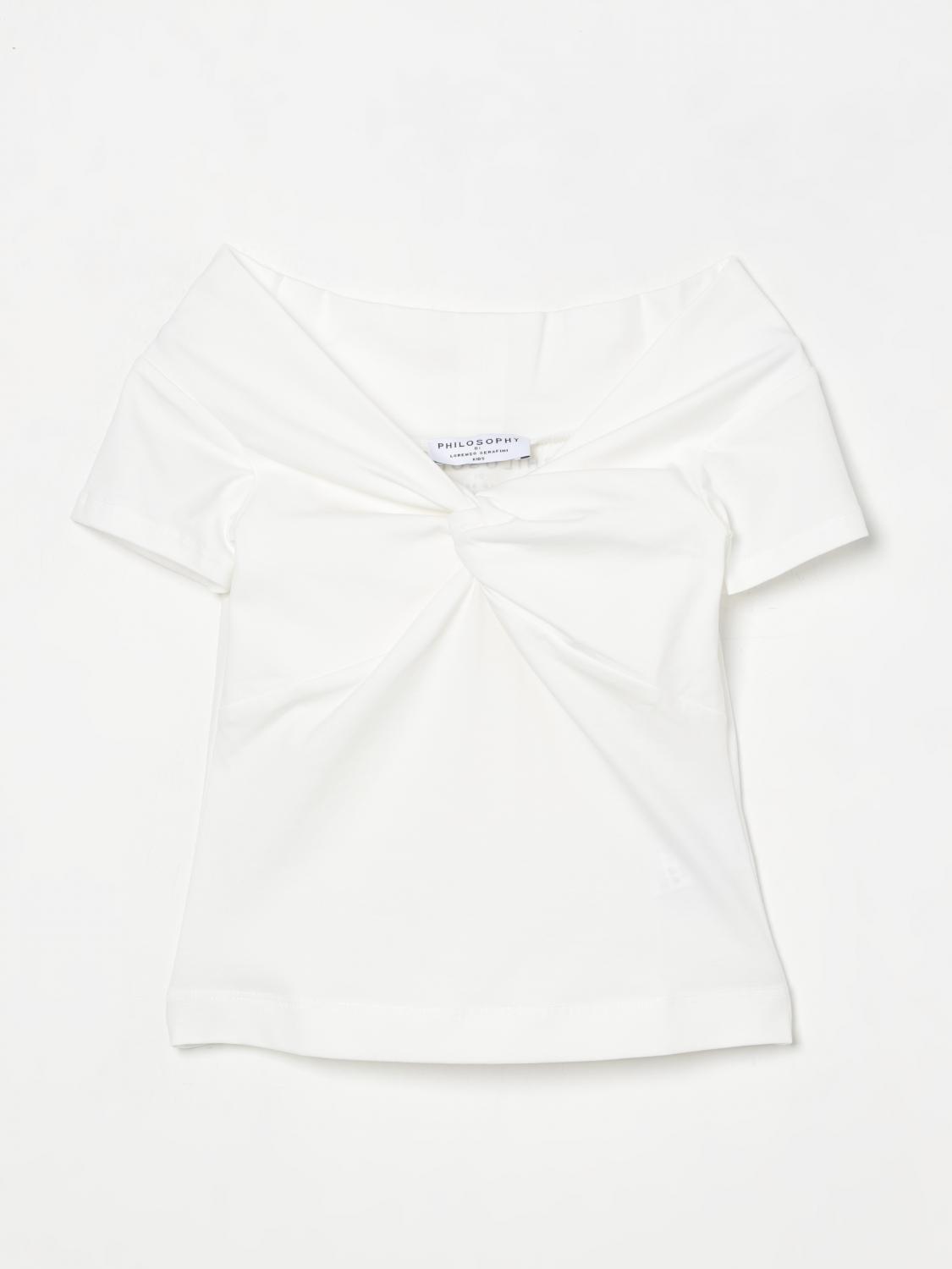 Philosophy Di Lorenzo Serafini T-shirt  Kids Color Yellow Cream In Yellow Cream