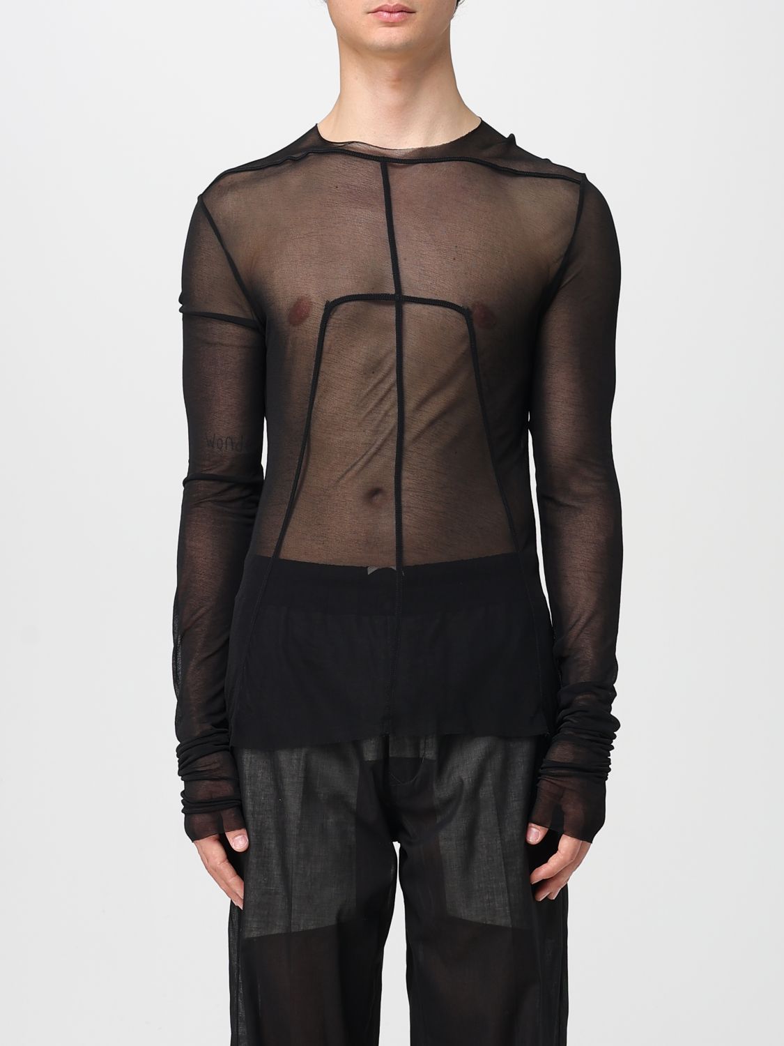 Rick Owens T-shirt  Men Color Black