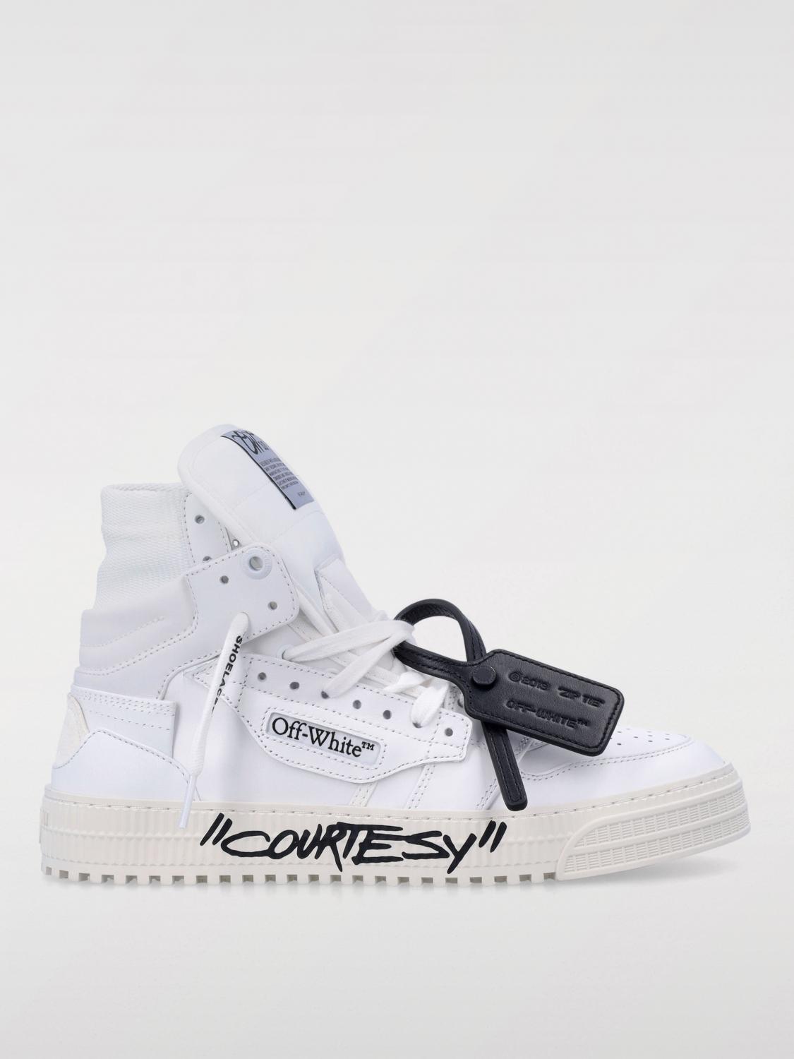 Off-white 3.0 Off-court Courtesy High-top Sneakers In Weiss