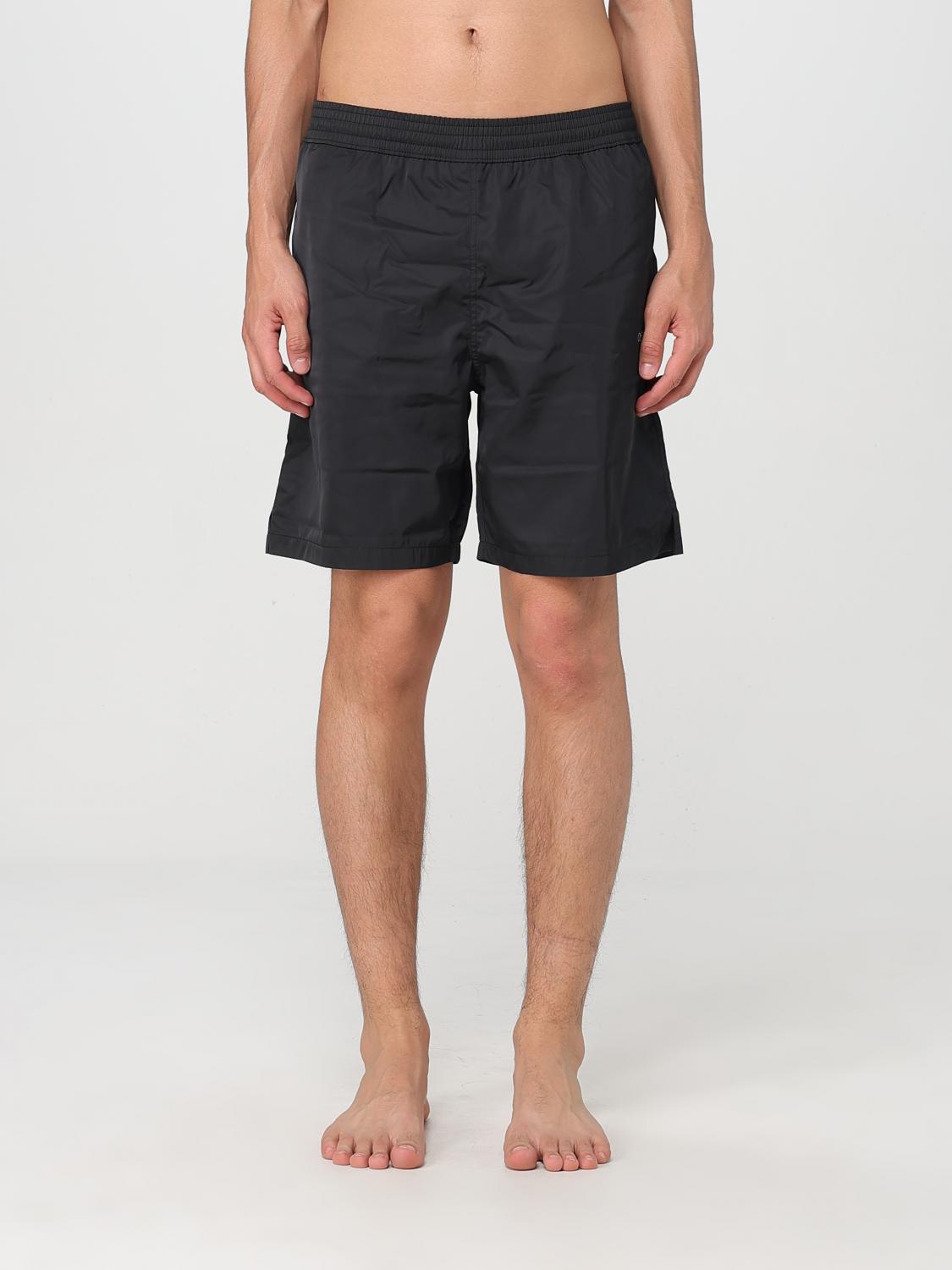 Off-white Scribble Diags-print Elasticated Swim Shorts In Schwarz