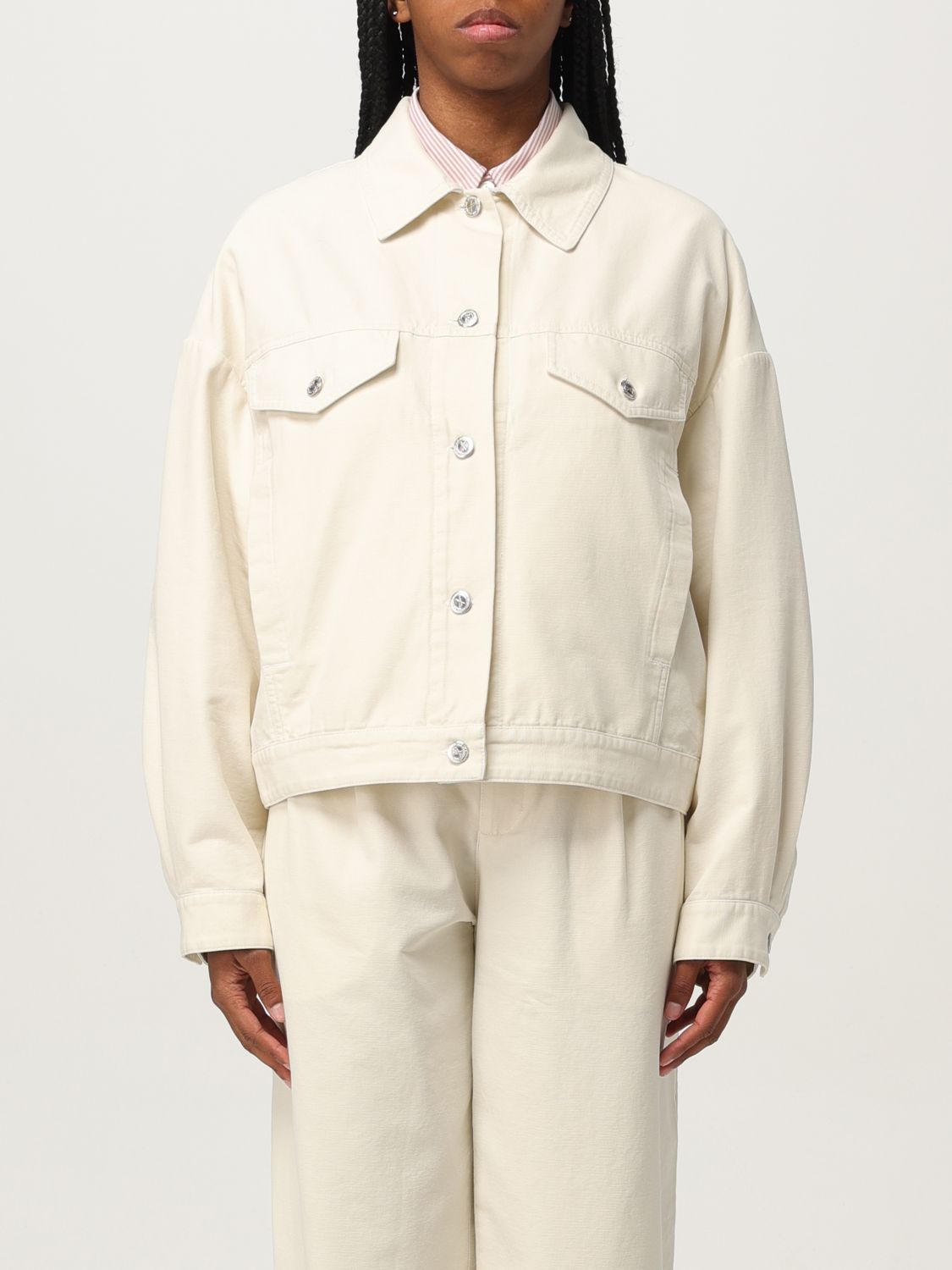 Apc Jacke A. P.c. Damen Farbe Weiss In White