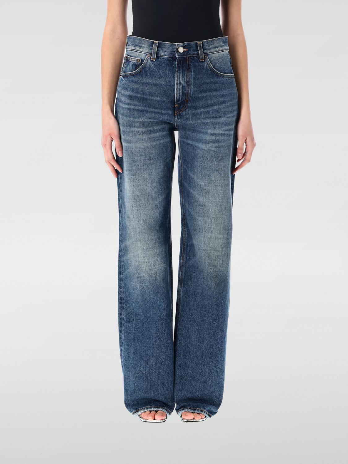 Shop Haikure Jeans Woman Color Blue In Blau