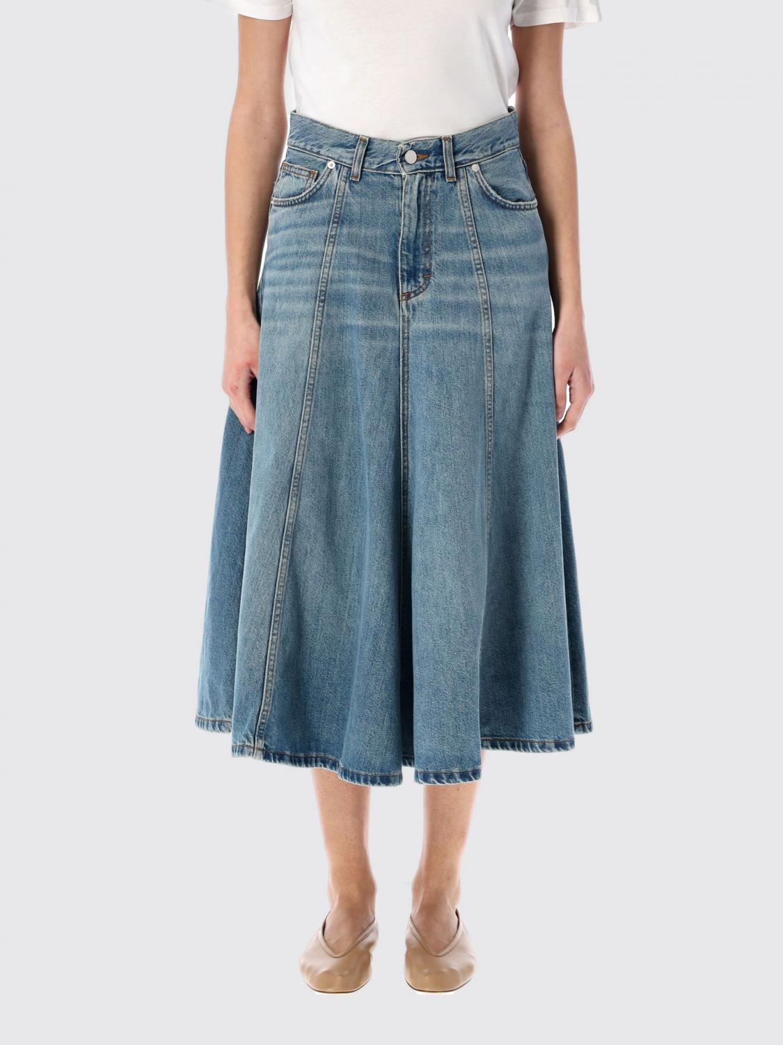 Haikure Mid Serenity Ionic Blue Skirt In Blau