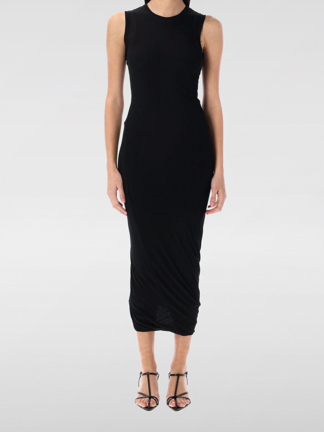 Shop Jil Sander Dress Woman Color Black In Schwarz