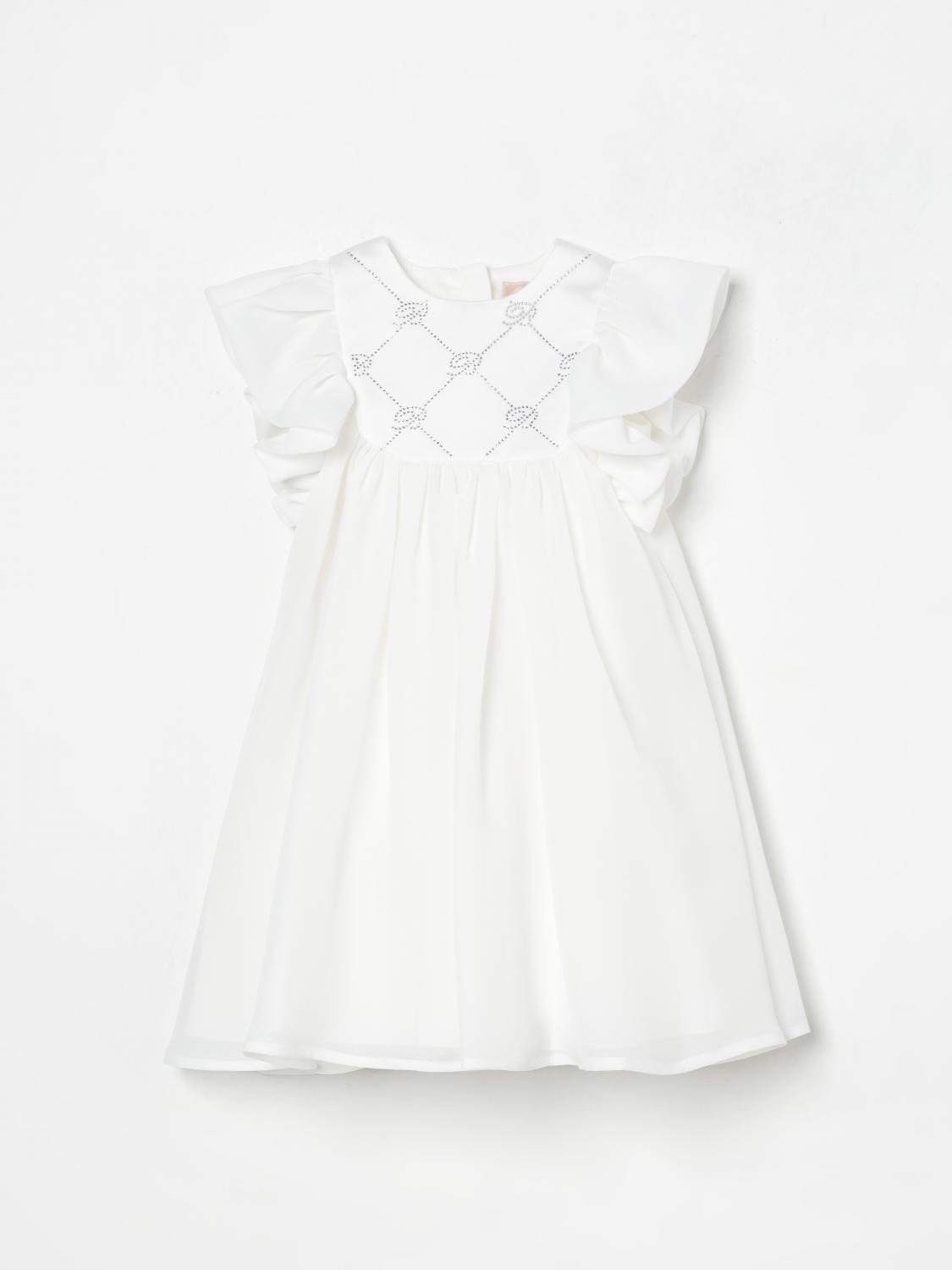 Miss Blumarine Suit Kids Color Ivory In Ivory