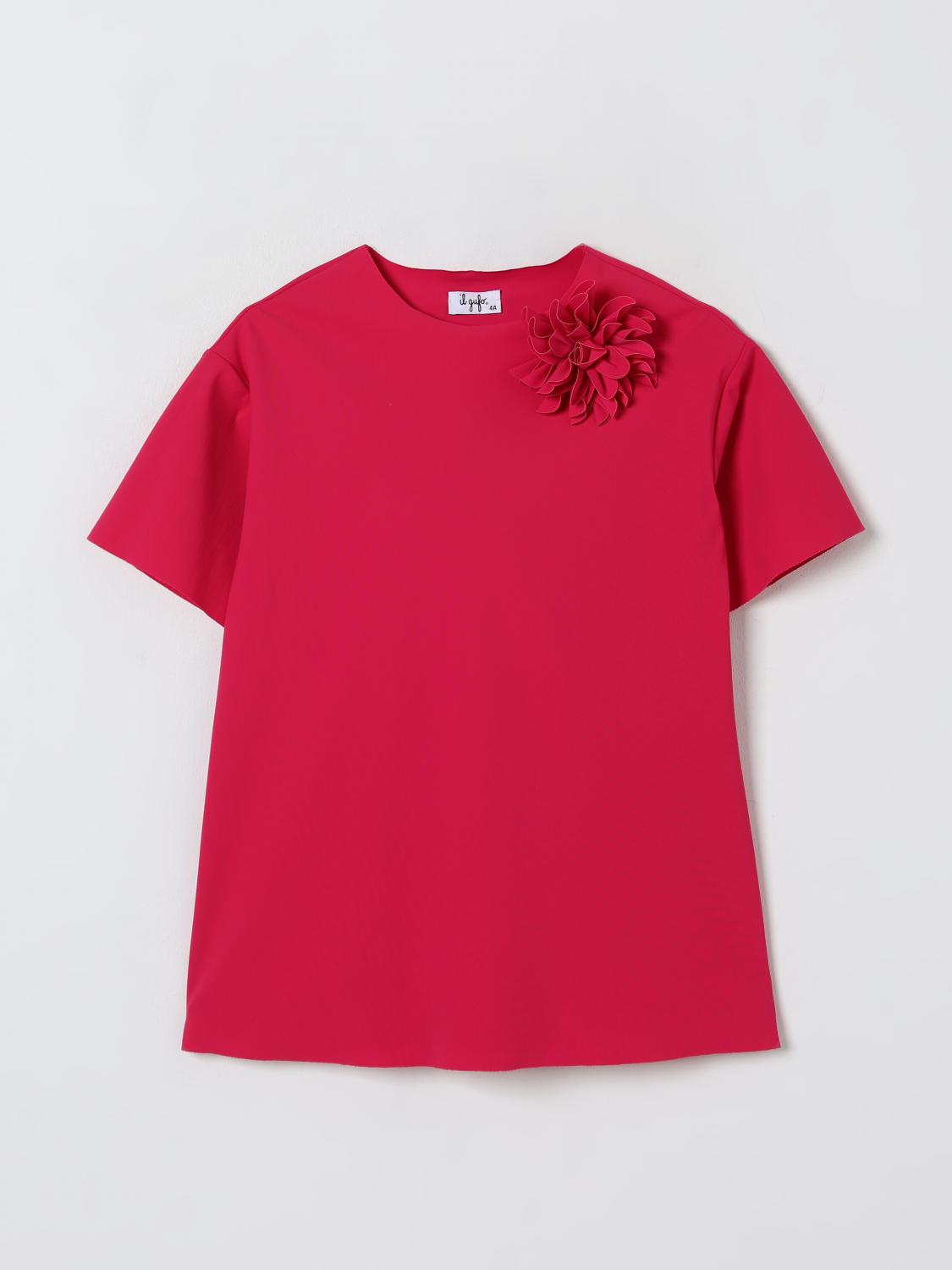Il Gufo Dress  Kids Color Strawberry In Strawberry