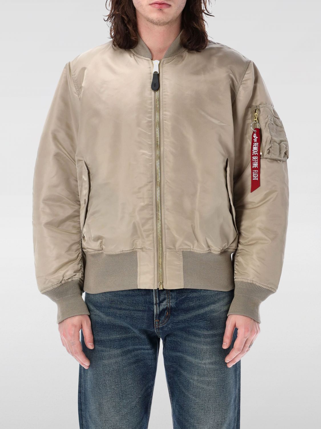 ALPHA INDUSTRIES JACKET ALPHA INDUSTRIES MEN COLOR SAND G72778054
