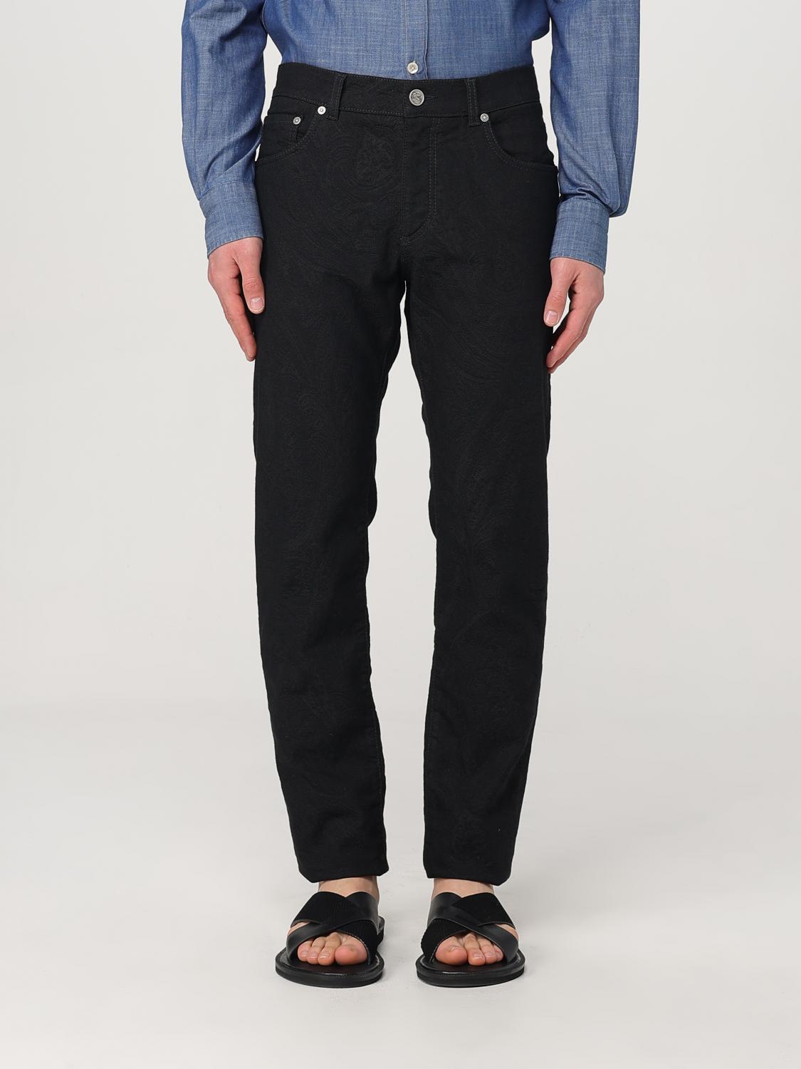 ETRO ETRO Jeans Men color Black　エトロ ジーンズ メンズ カラー ブラック