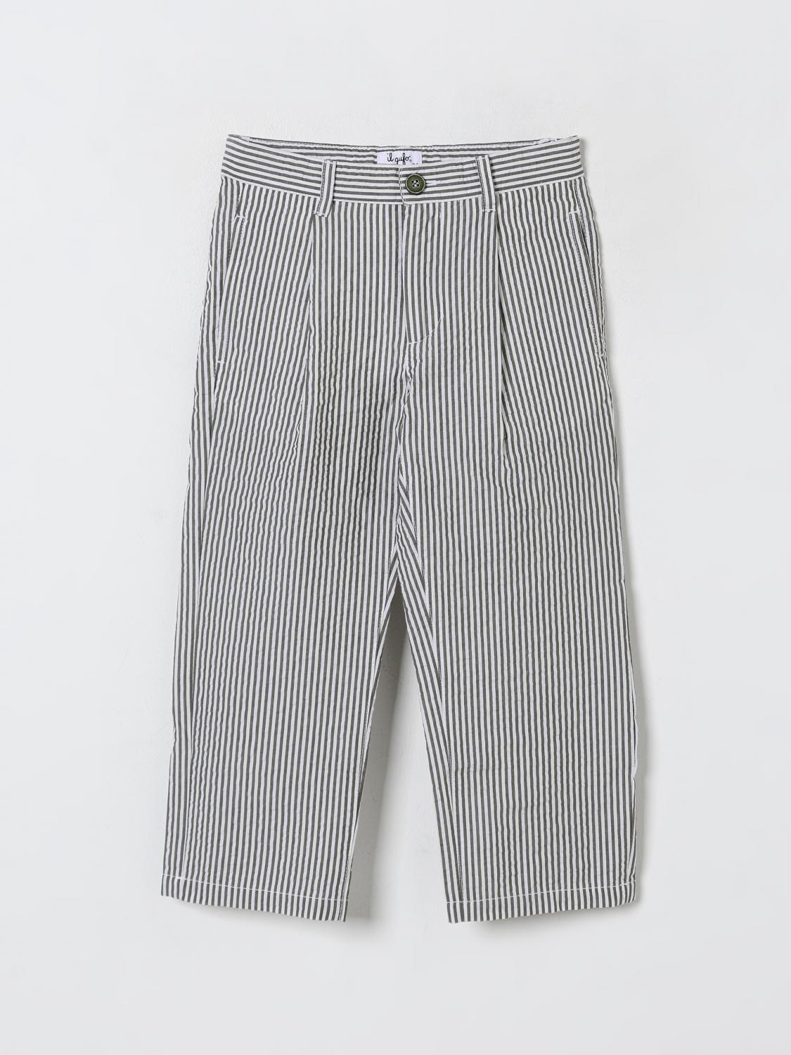 Il Gufo Pants Kids Color Grass Green In Grass Green