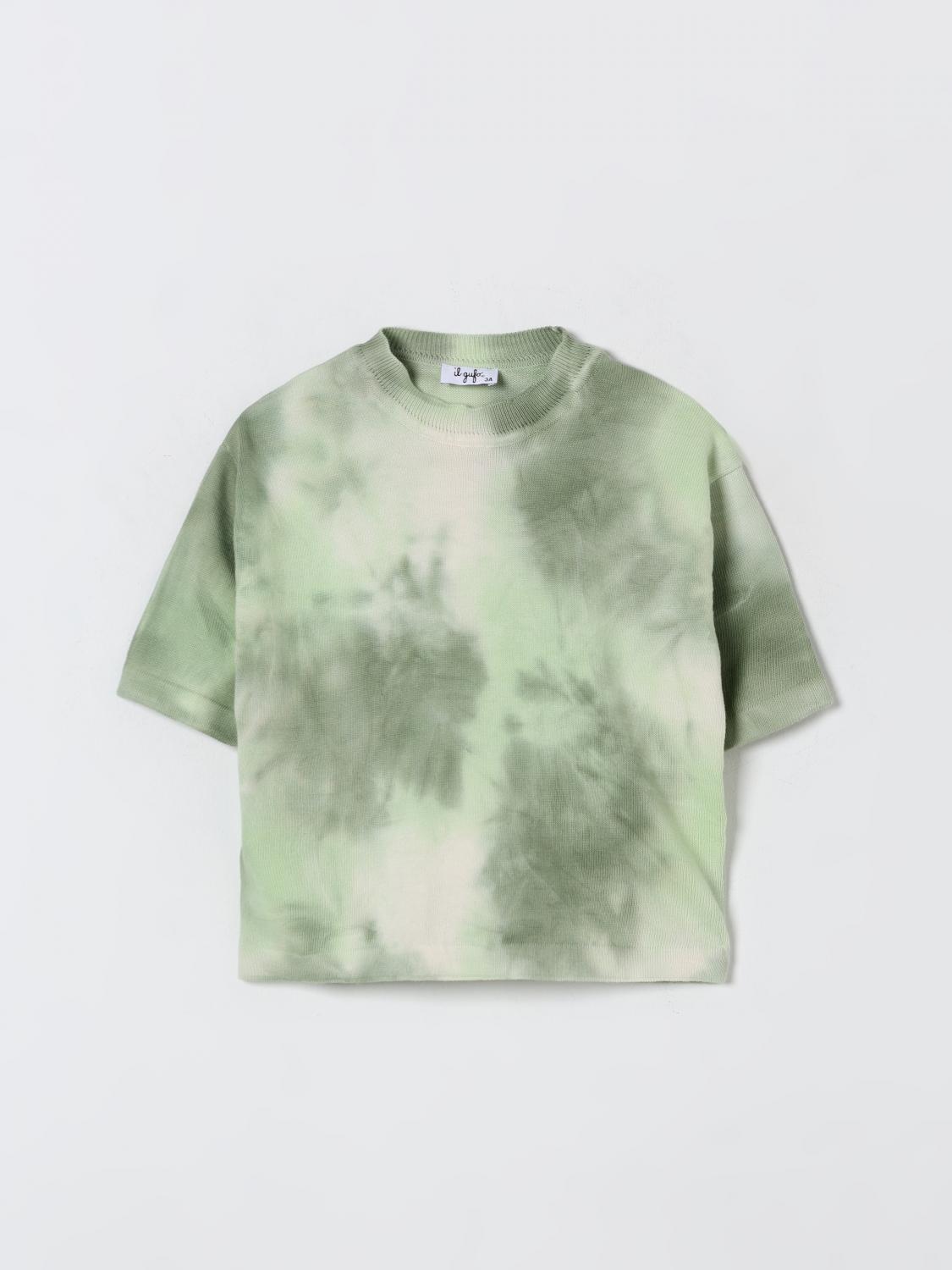 IL GUFO T-Shirt Kinder Farbe Grasgrün