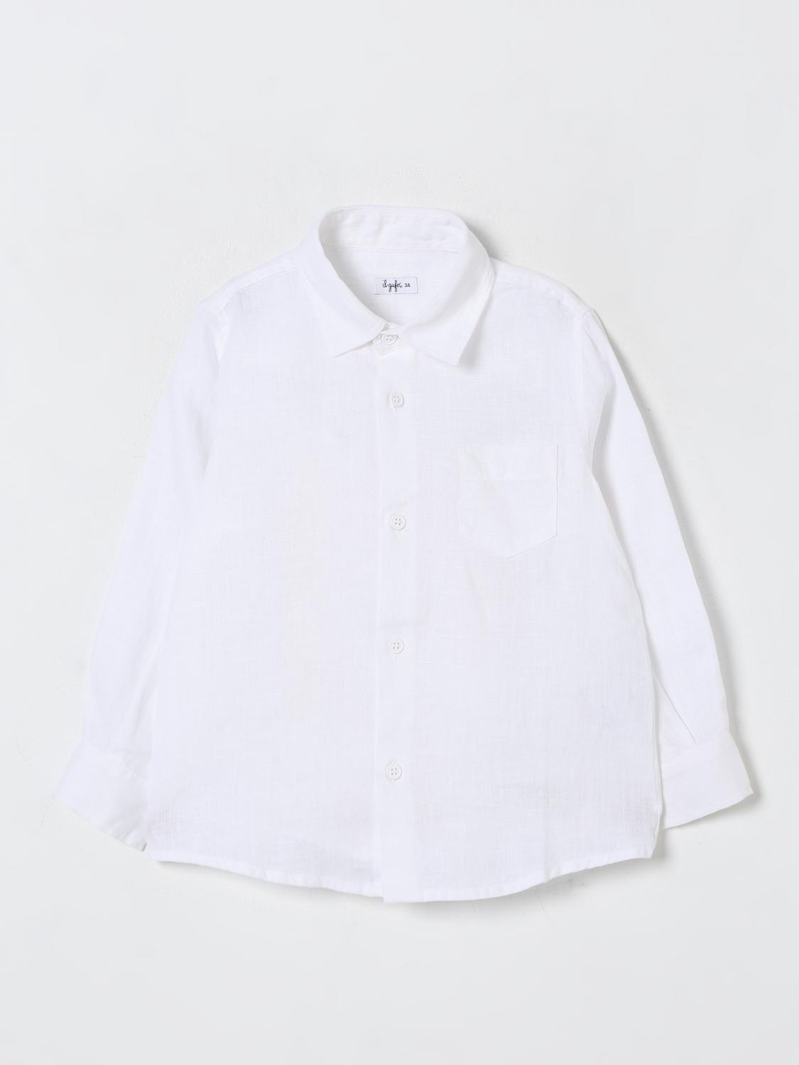 IL GUFO SHIRT IL GUFO KIDS COLOR WHITE G72815001