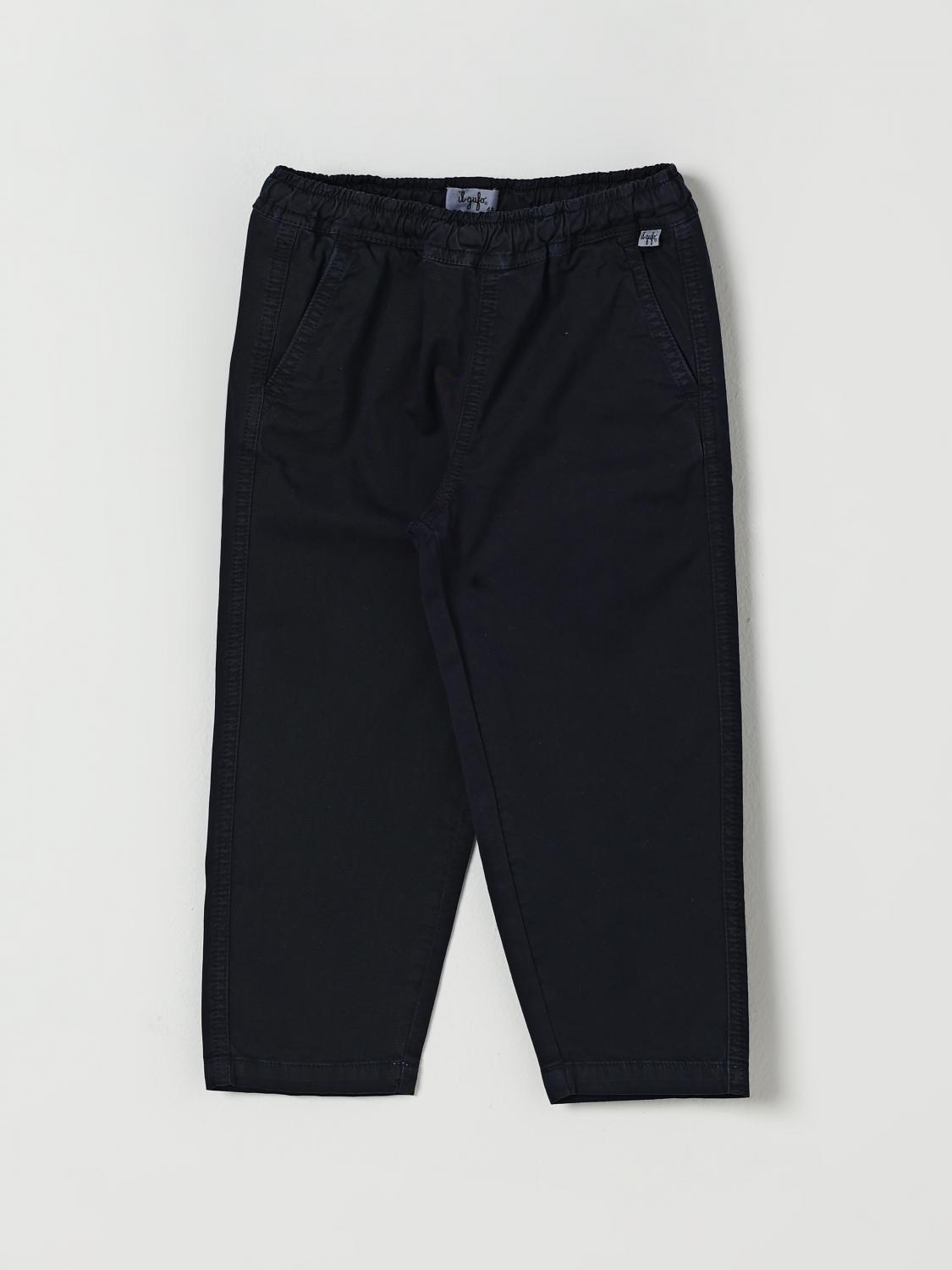 Il Gufo Pants Kids Color Blue In Black