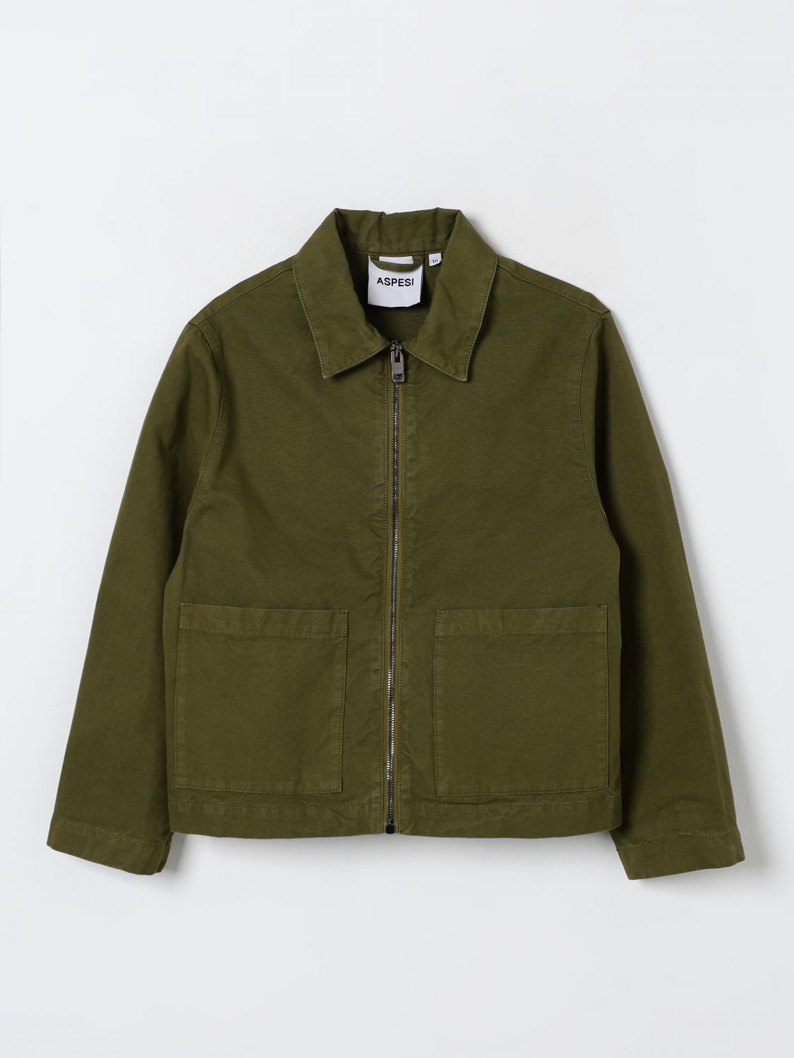 Aspesi Jacket Kids Color Green In Green