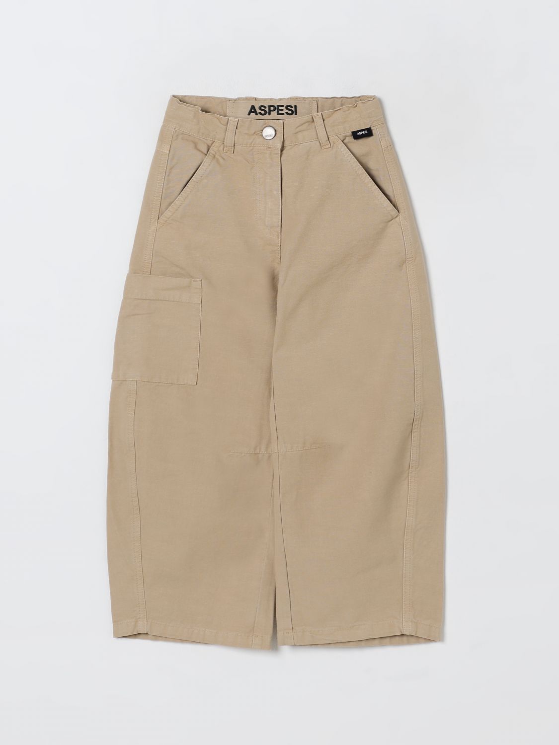 Aspesi Pants Kids Color Beige In Beige