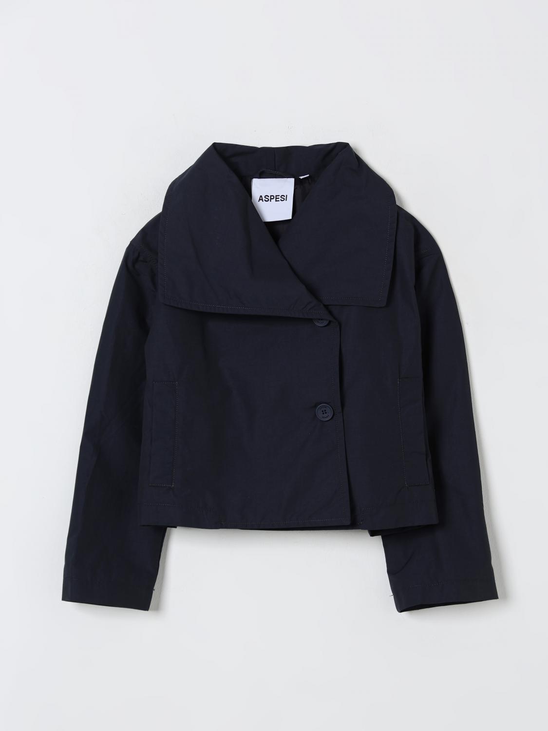 Aspesi Jacket Kids Color Blue In Blue