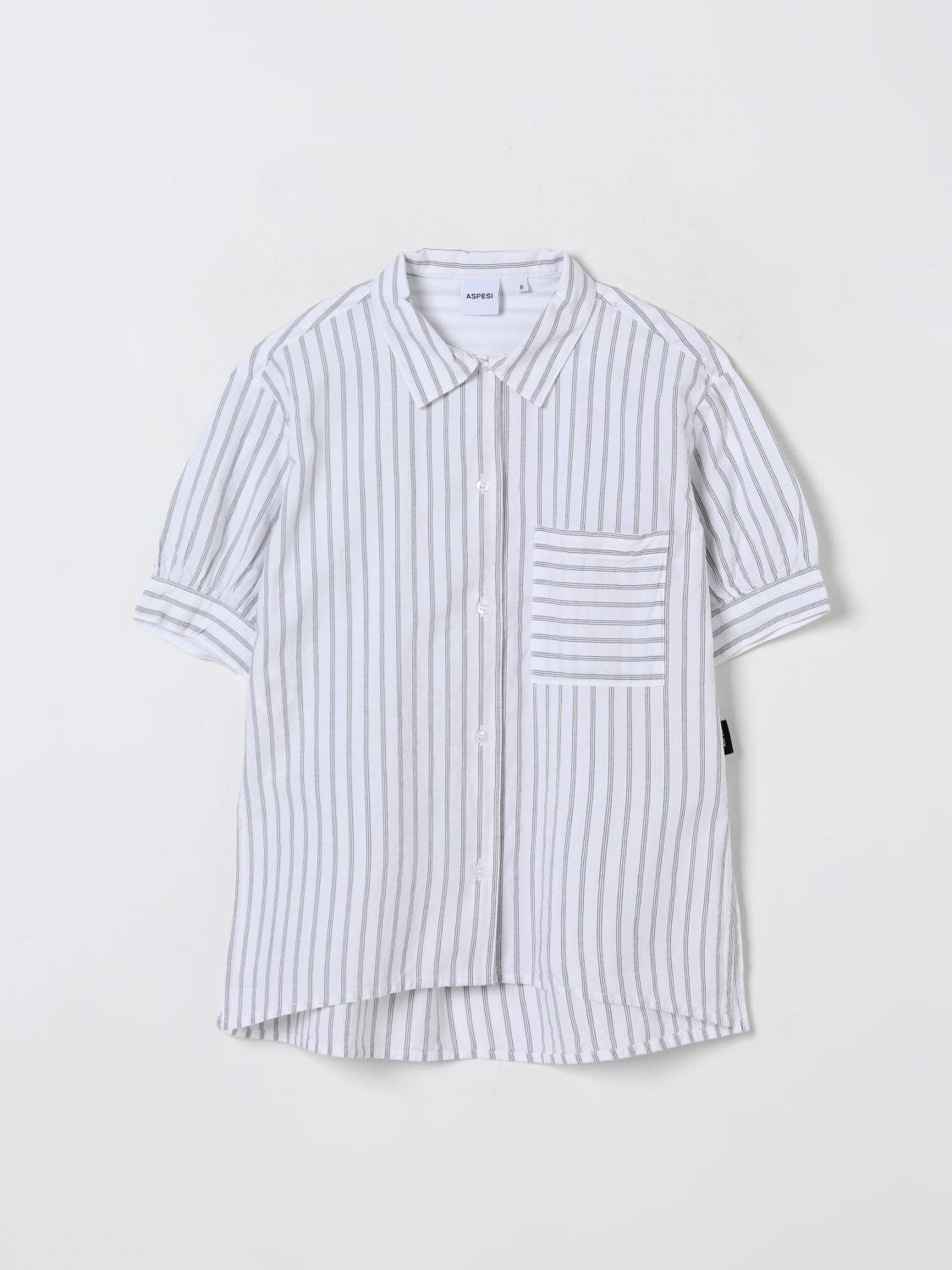 Aspesi Shirt Kids Color White In White