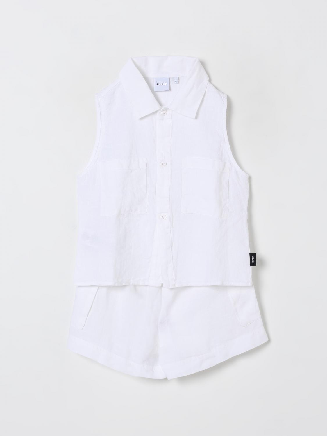 Aspesi Co-ords Kids Color White In White