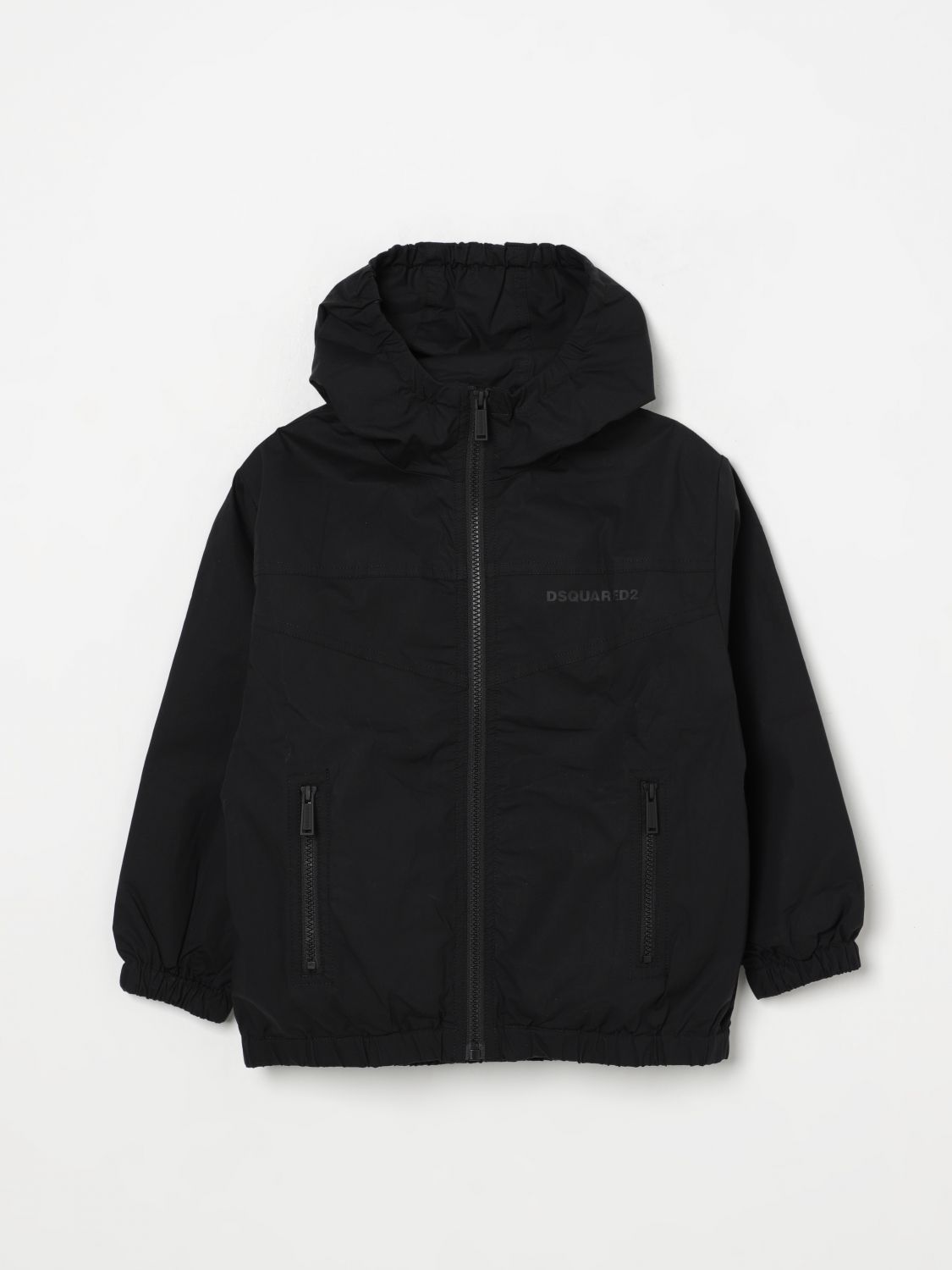 Dsquared2 Jacket Kids Color Black In Black