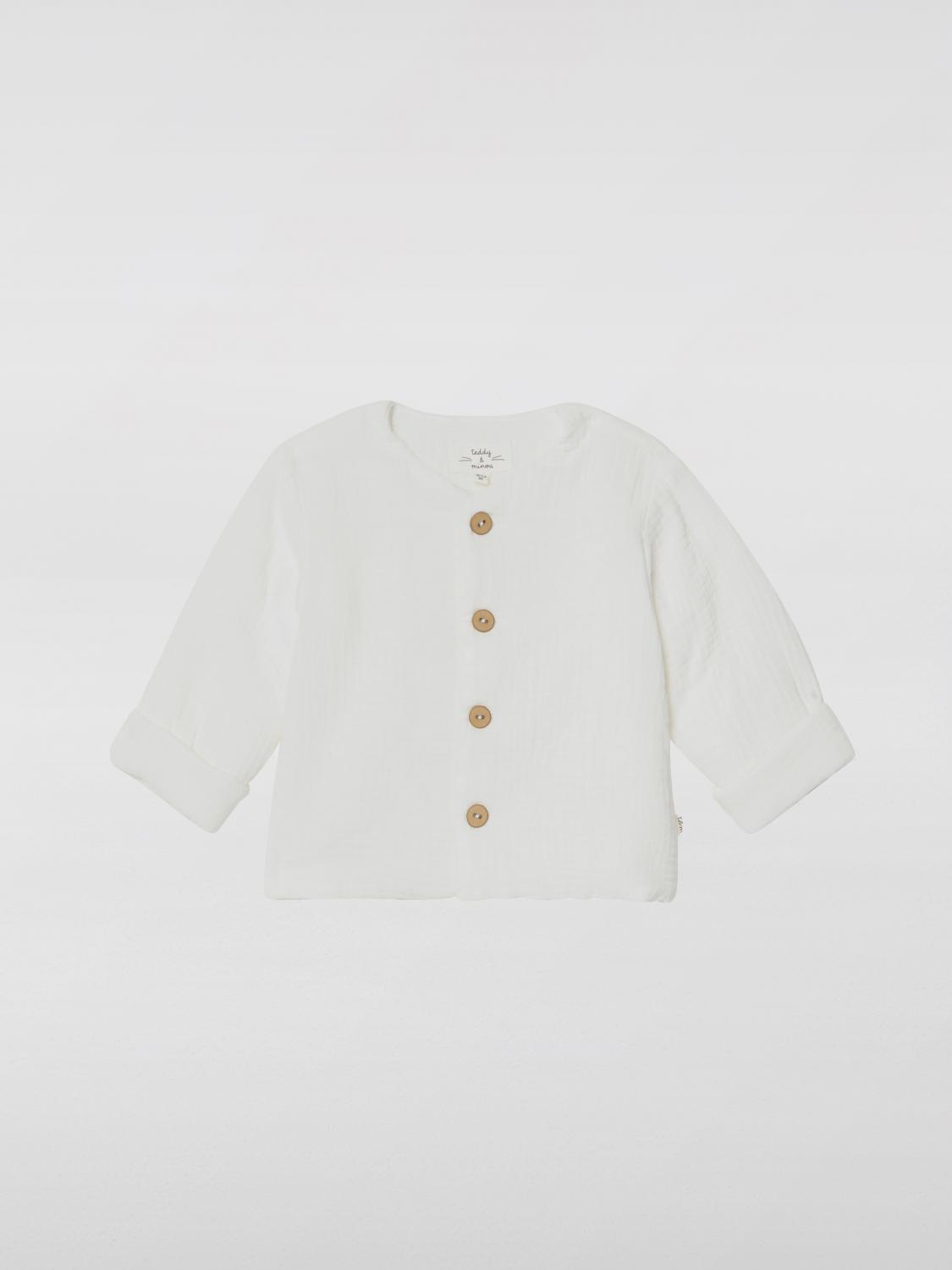 Teddy & Minou Jacket Kids Color Beige In Beige