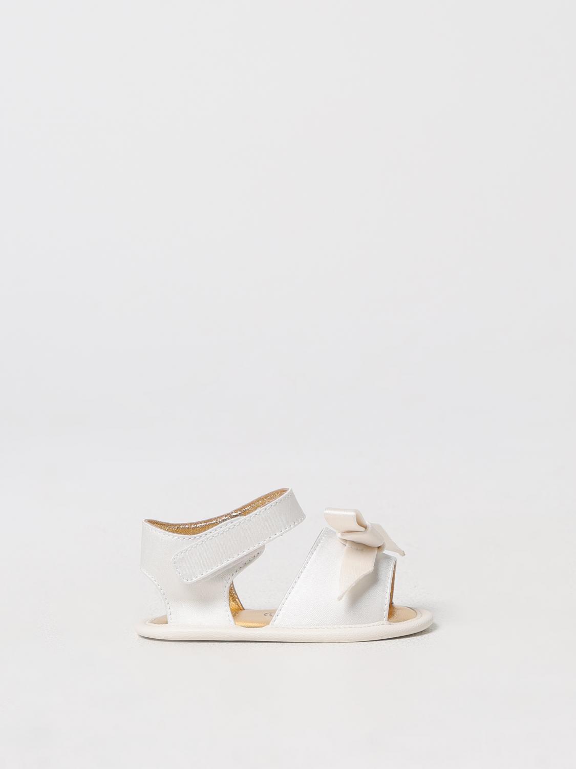 Elisabetta Franchi La Mia Bambina Shoes Kids Color Ivory In Ivory