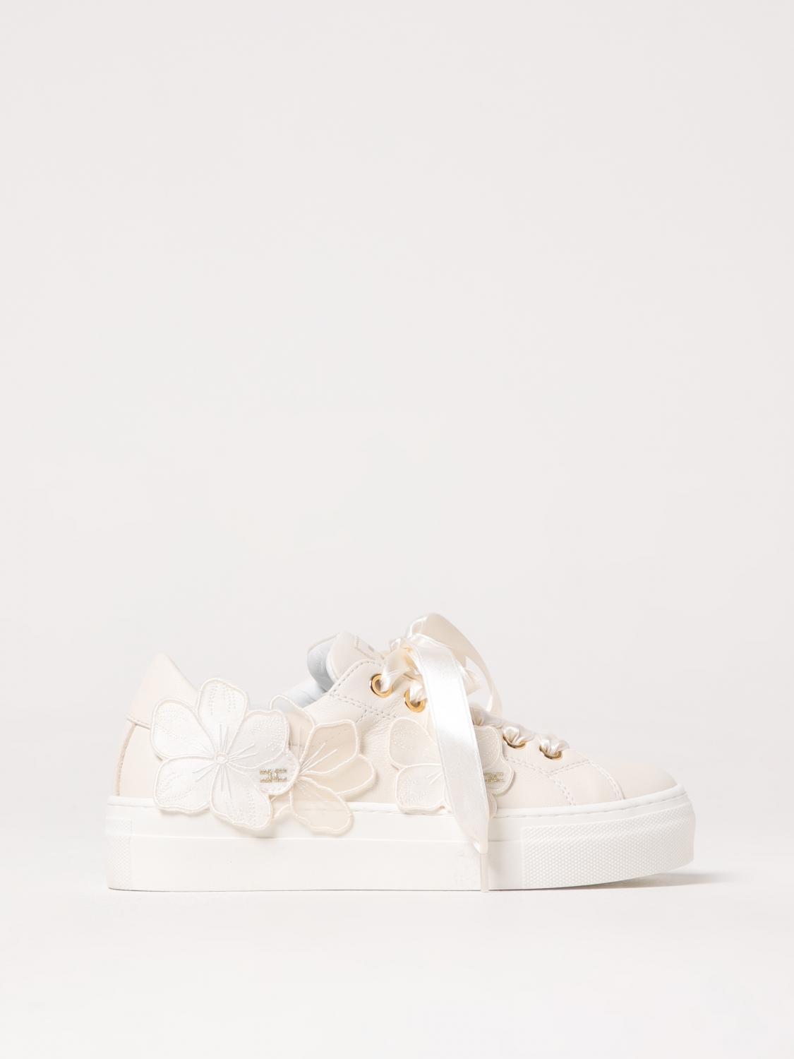 Elisabetta Franchi La Mia Bambina Shoes  Kids Color Butter In Butter