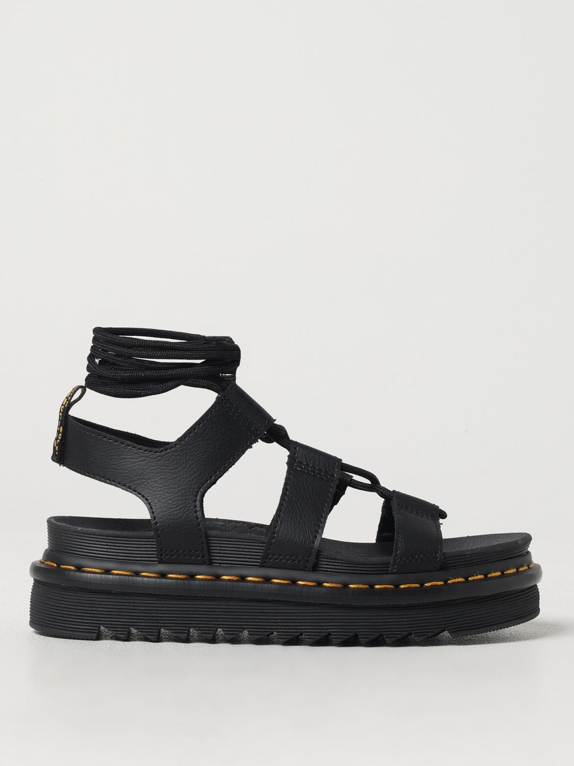 Dr. Martens Nartilla Sandals In Black