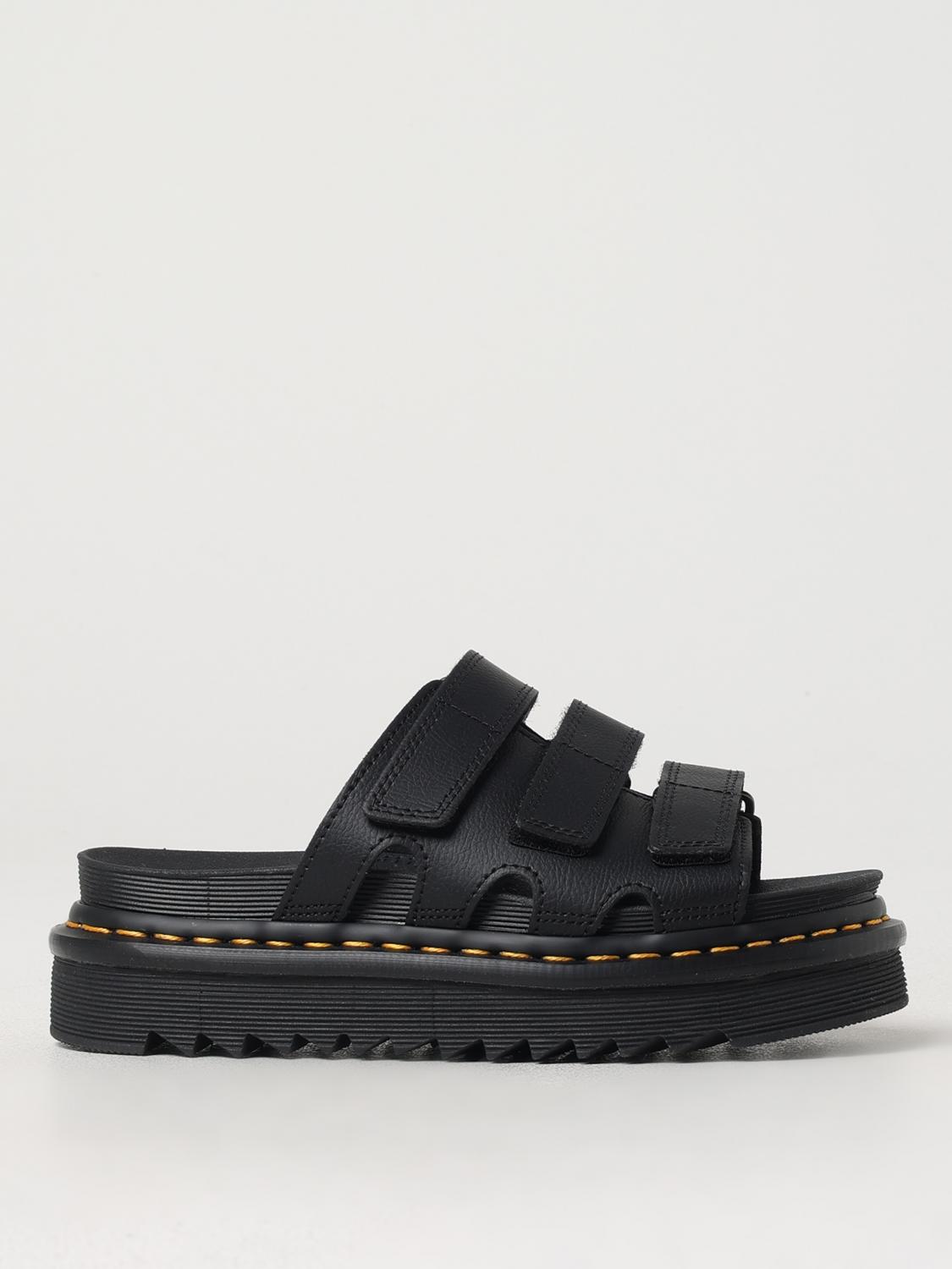 Dr. Martens Raine Slide Sandal In ブラック
