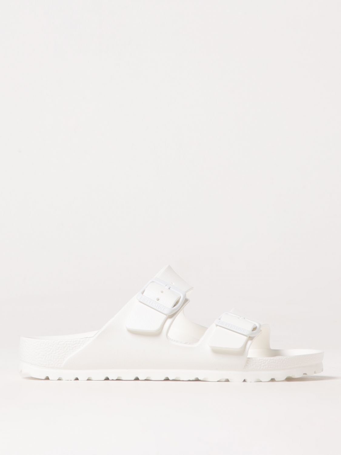 Birkenstock Logo Flip Flops In ホワイト
