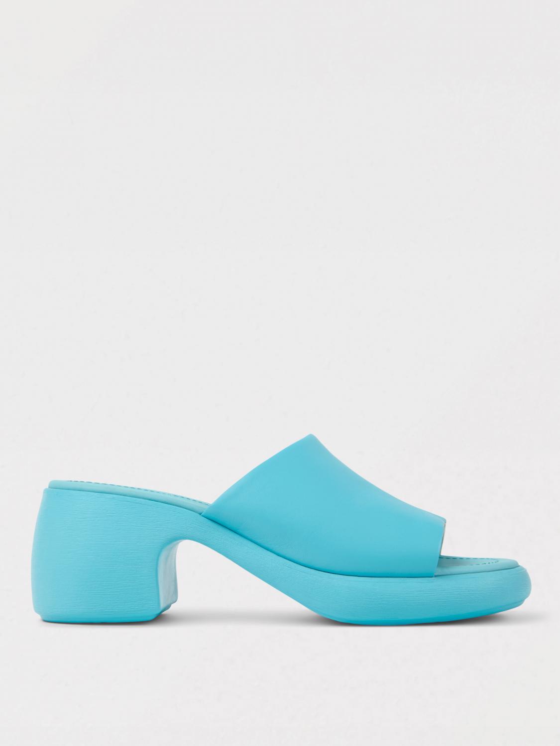 Shop Camper Heeled Sandals Woman Color Blue