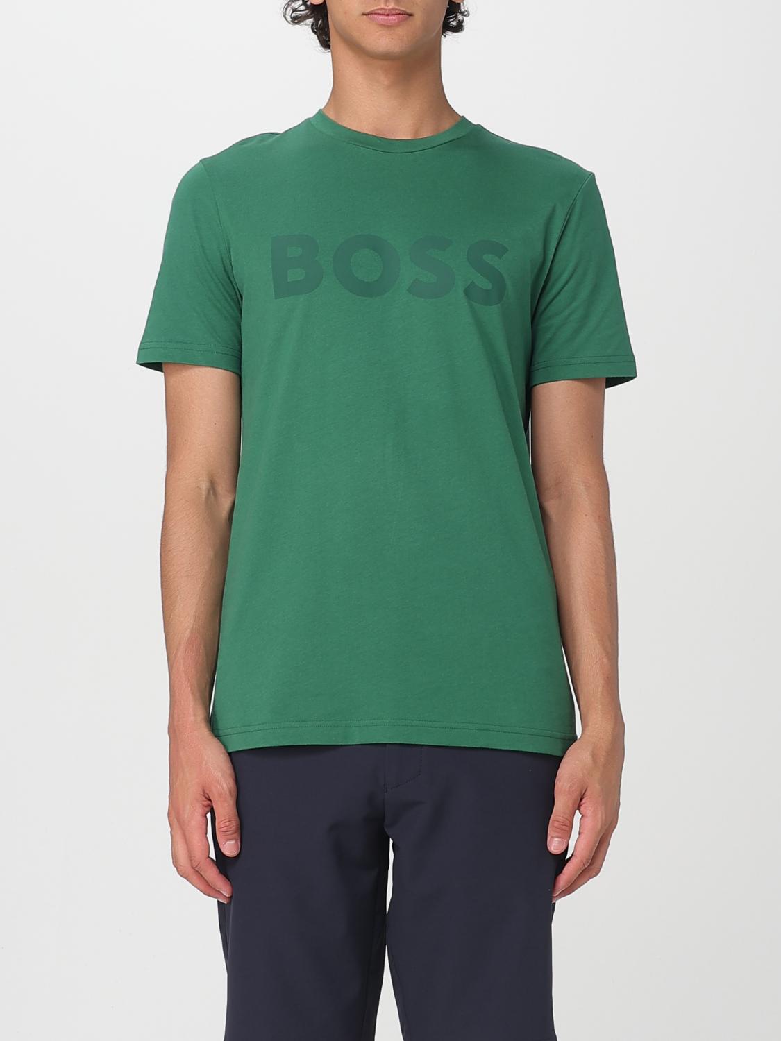 Hugo Boss Boss Thinking 1 T-shirt In Green