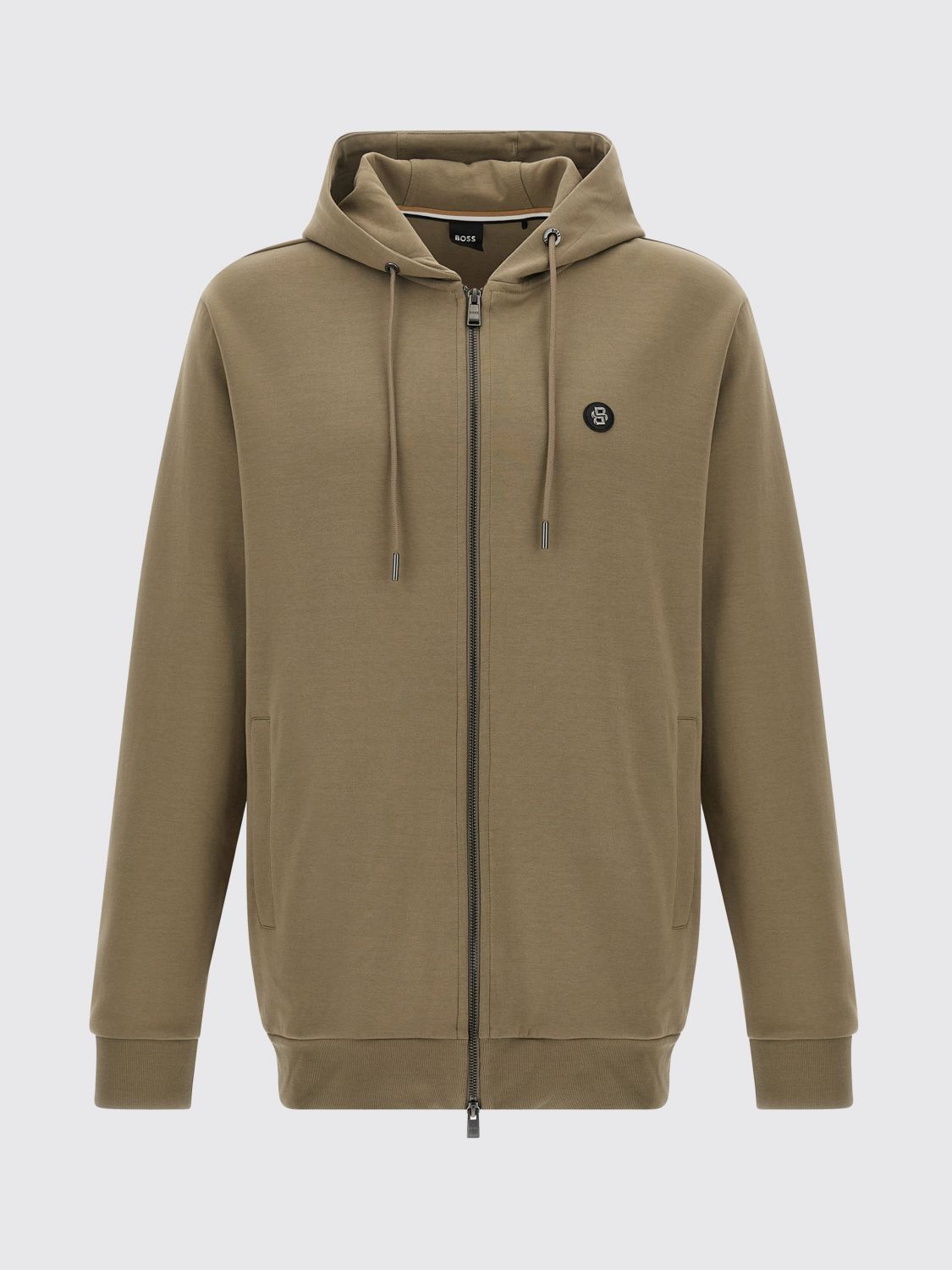 Hugo Boss 'c-spence 01' Hoodie In Green
