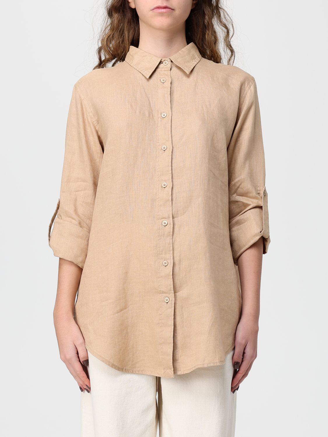 Ralph Lauren Shirt Lauren Woman Color Brown In Brown