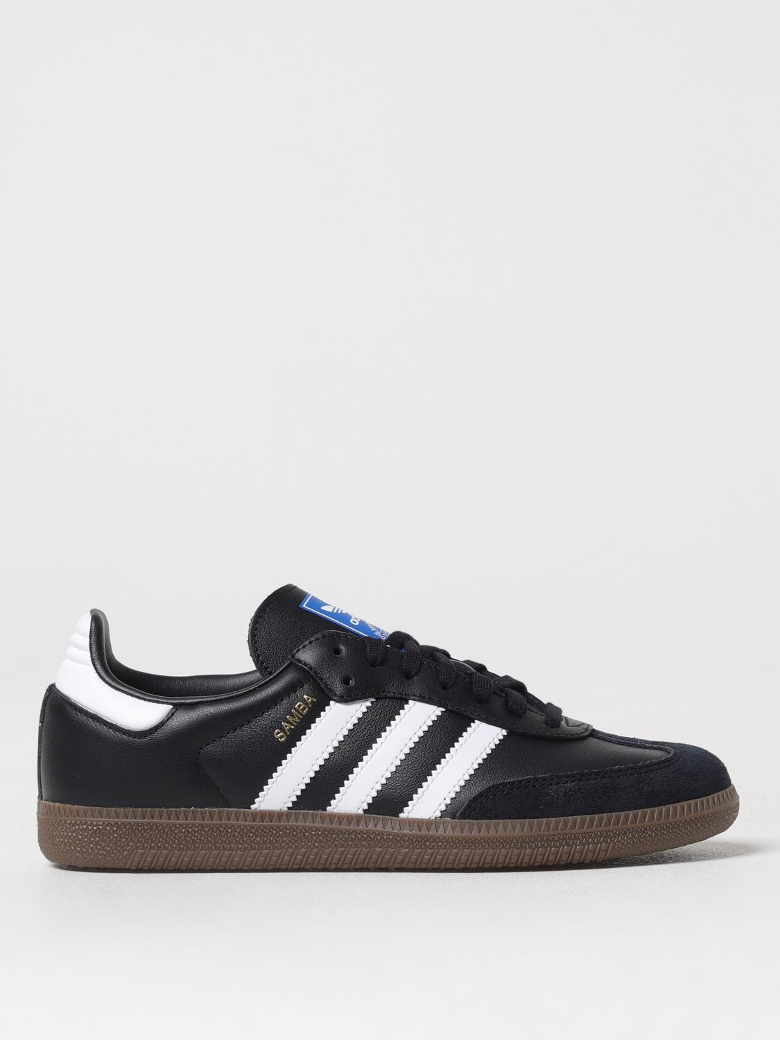 Adidas Originals Samba Og Logo-print Leather Low-top Trainers In Black