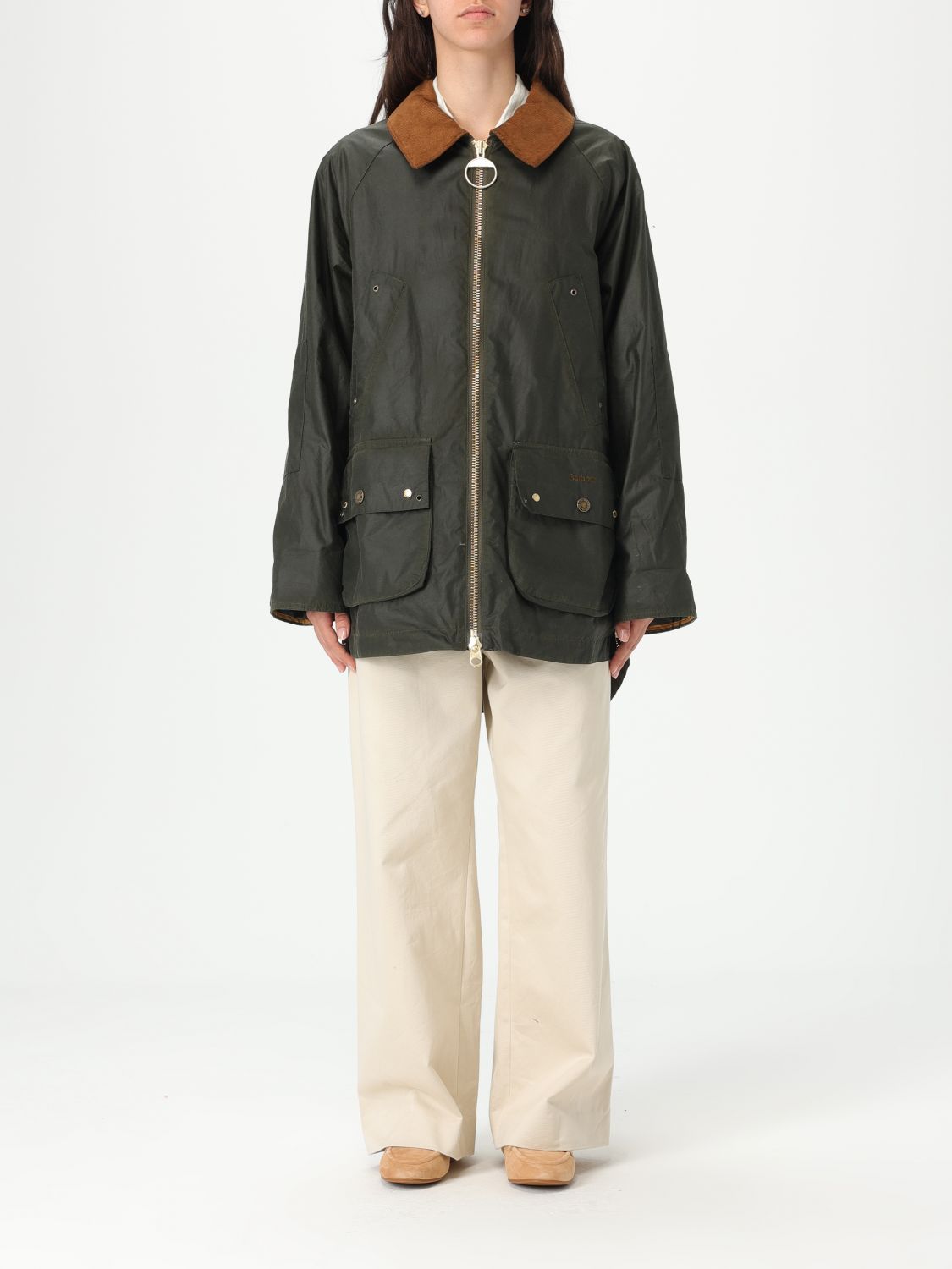 Barbour Highclere Hooded Waxed Jacket