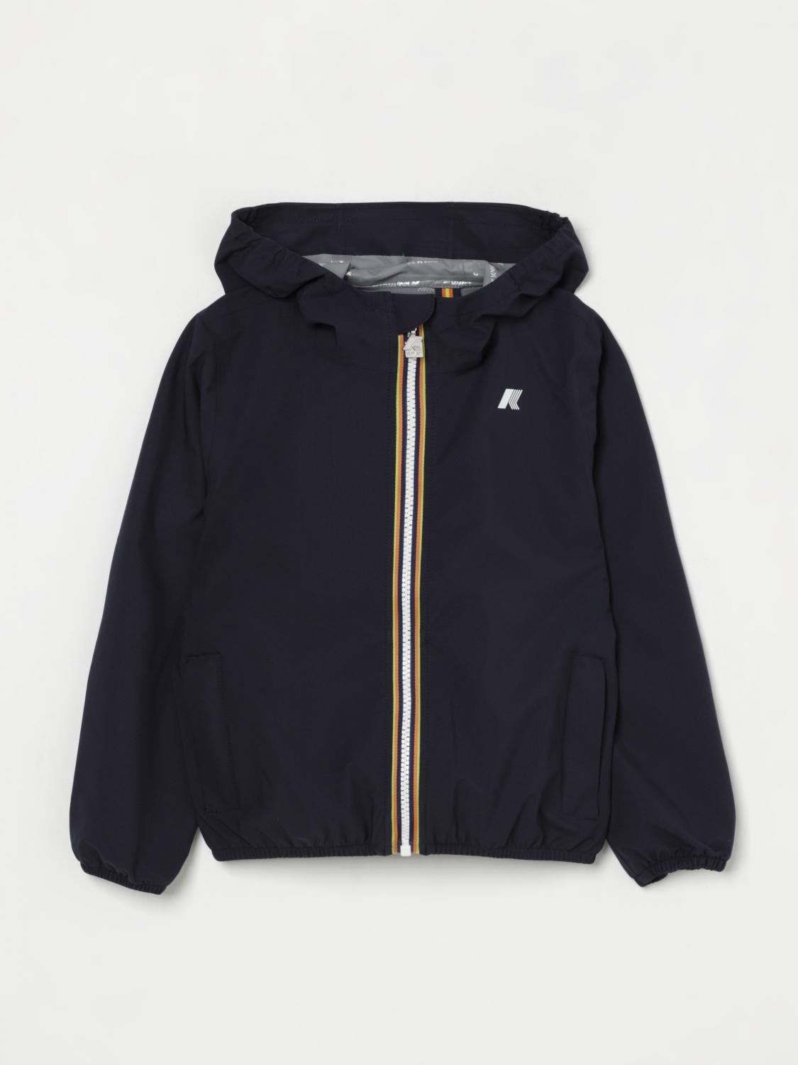 K-way Jacket Kids Color Blue In Blue