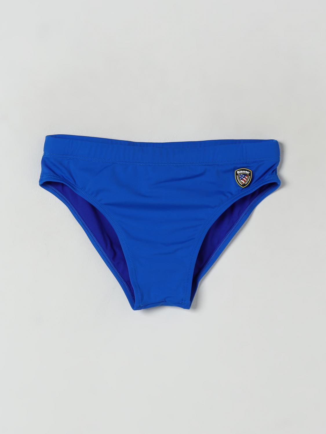 Blauer Swimsuit Kids Color Blue 1
