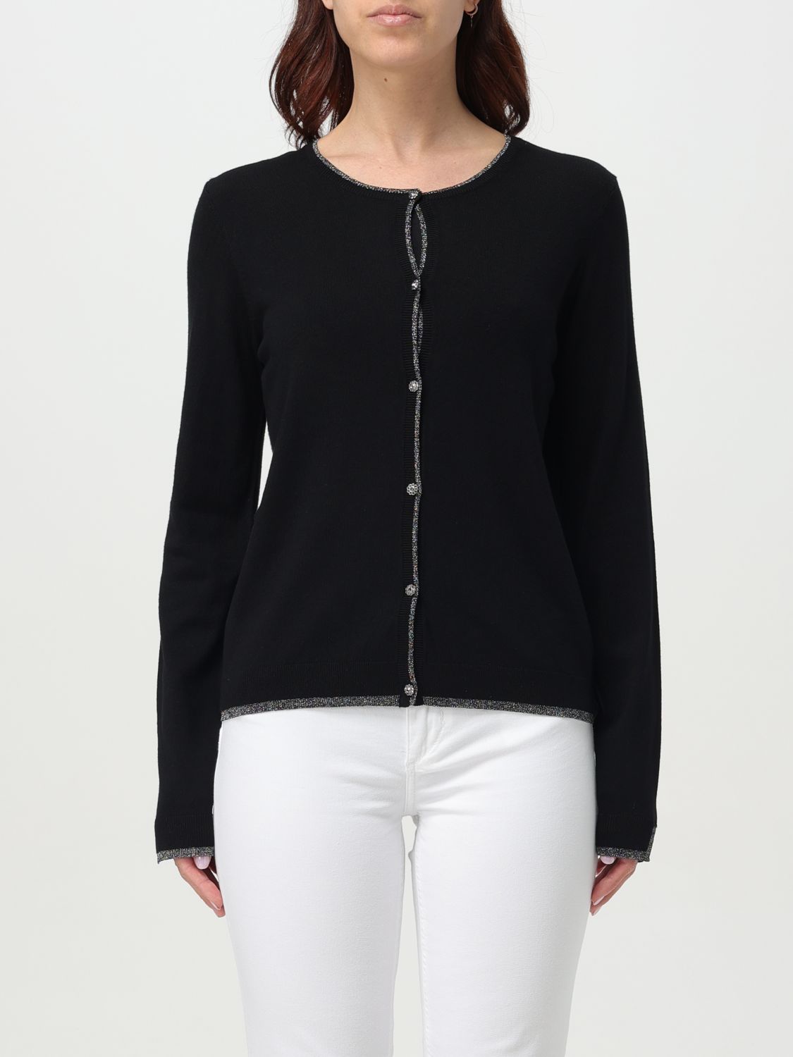 Liu •jo Strickjacke Liu Jo Damen Farbe Schwarz In Schwarz