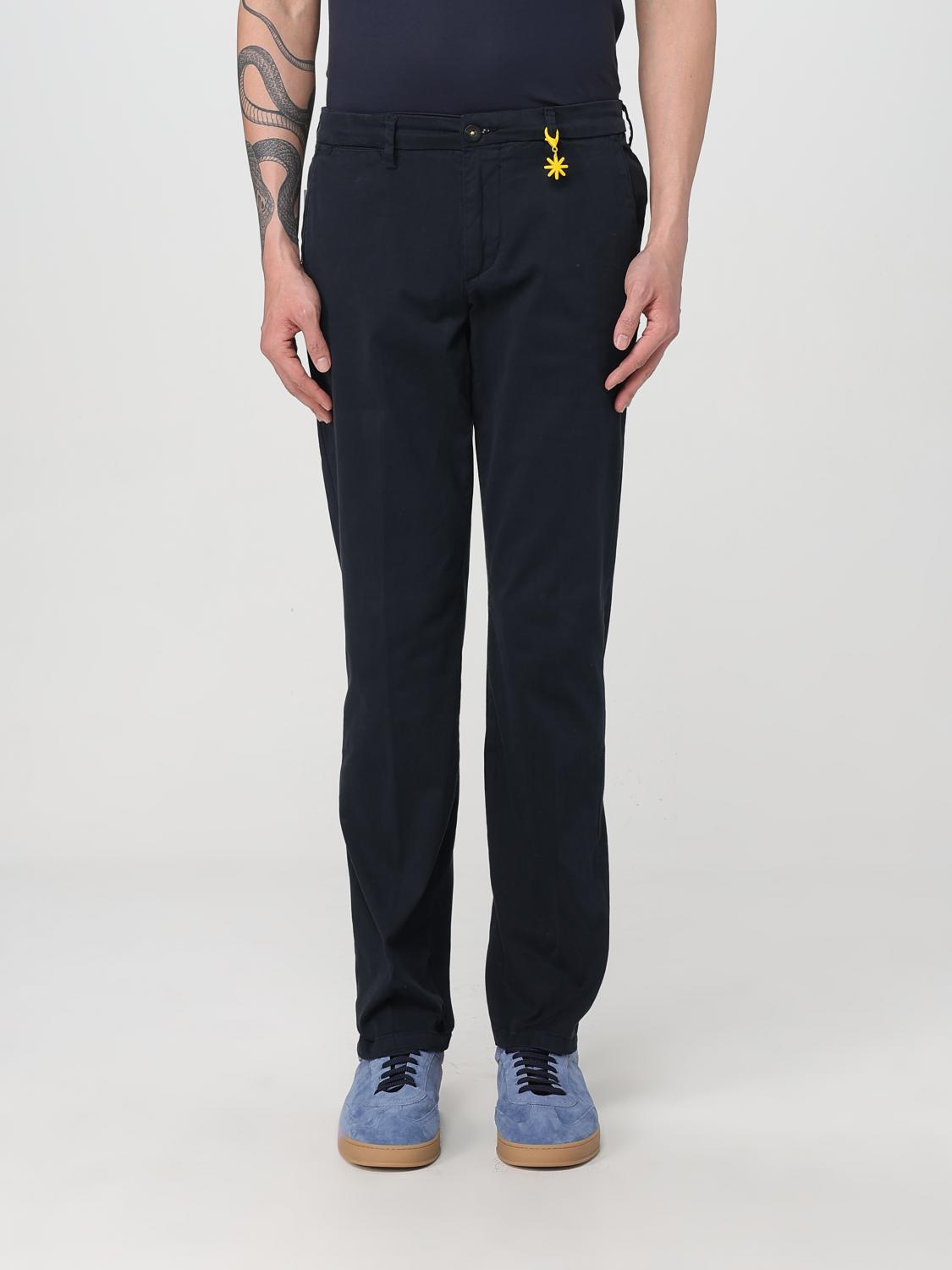 Manuel Ritz Pants Men Color Blue In Blue