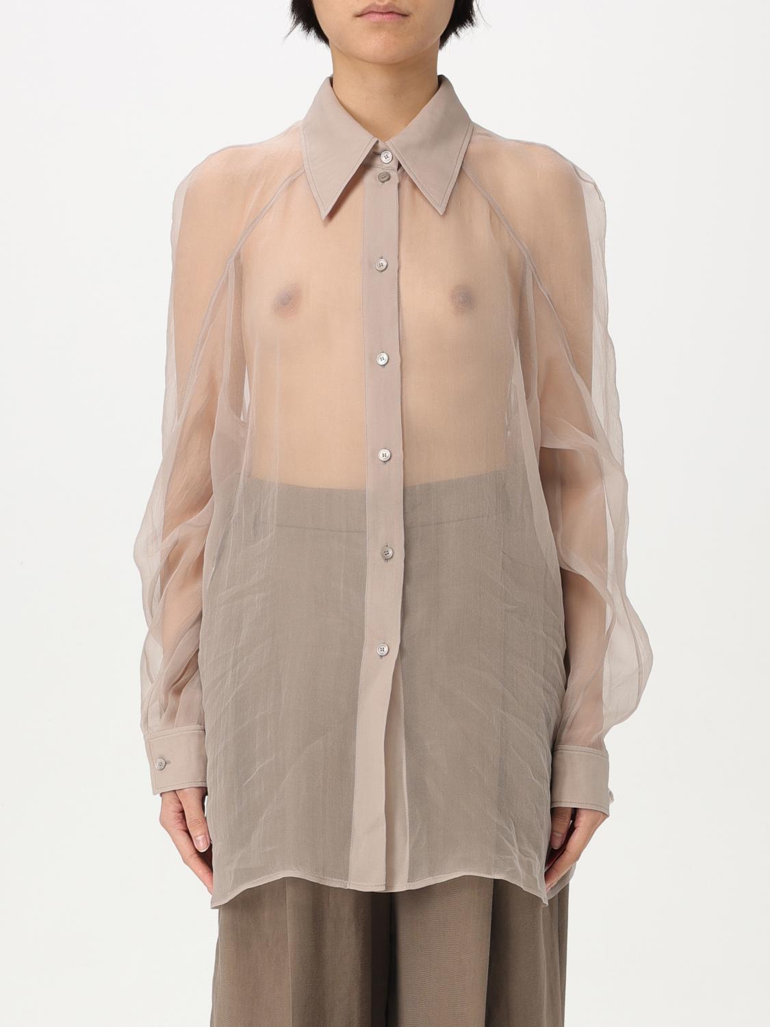 Alberta Ferretti Shirt Woman Color Beige In Beige