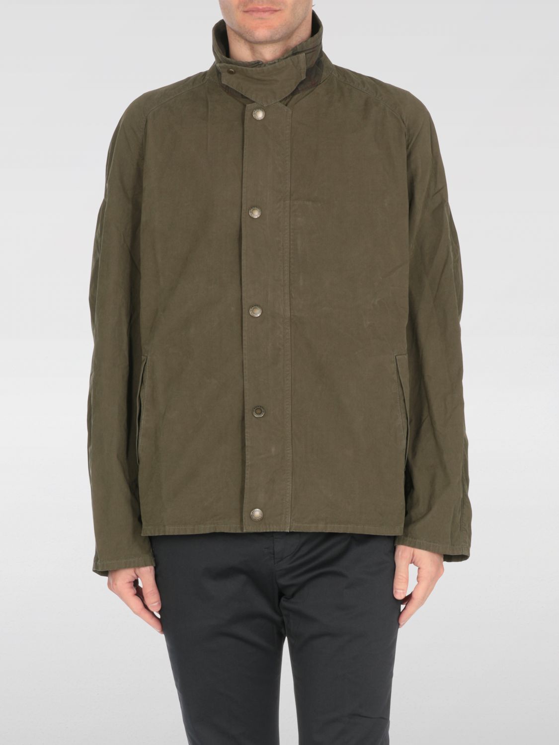 Barbour Jacket Men Color Green