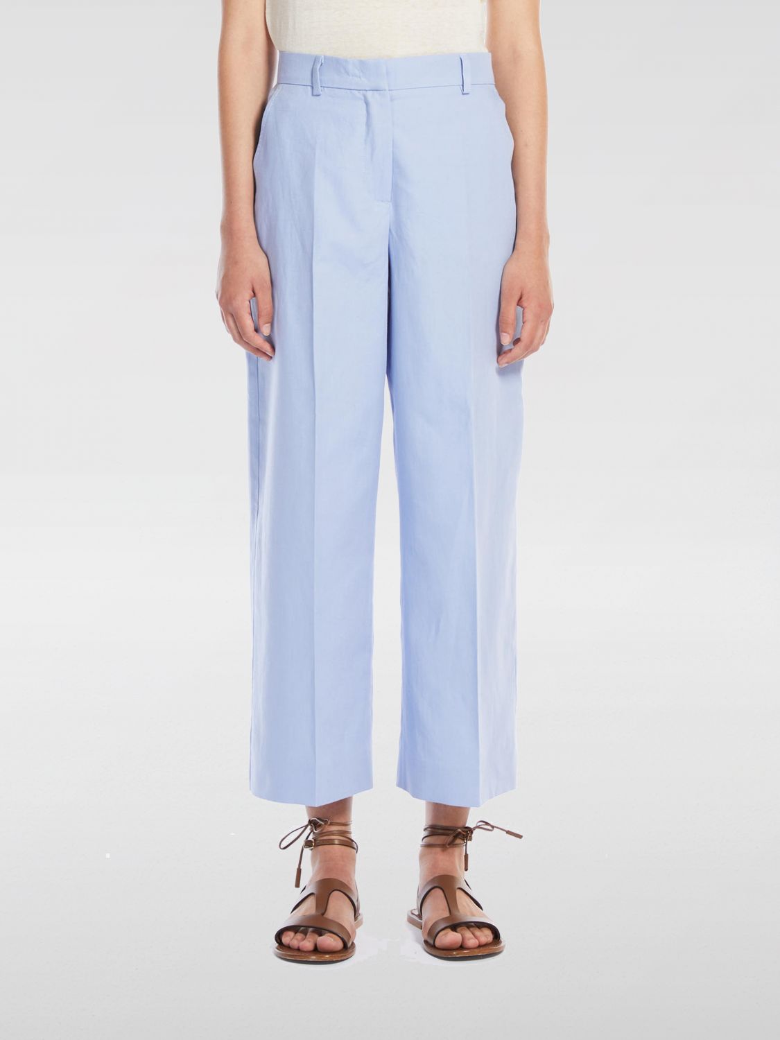 Weekend Max Mara Pants Woman  In Blue