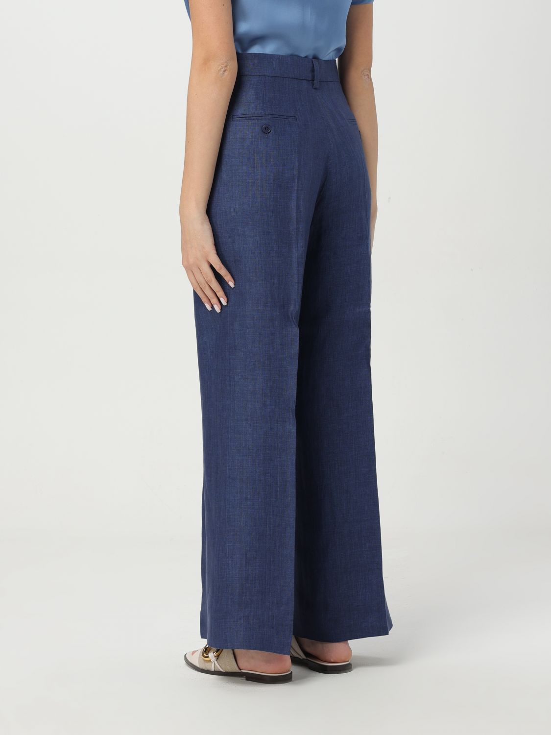 Weekend Max Mara Pants Woman  In Blue