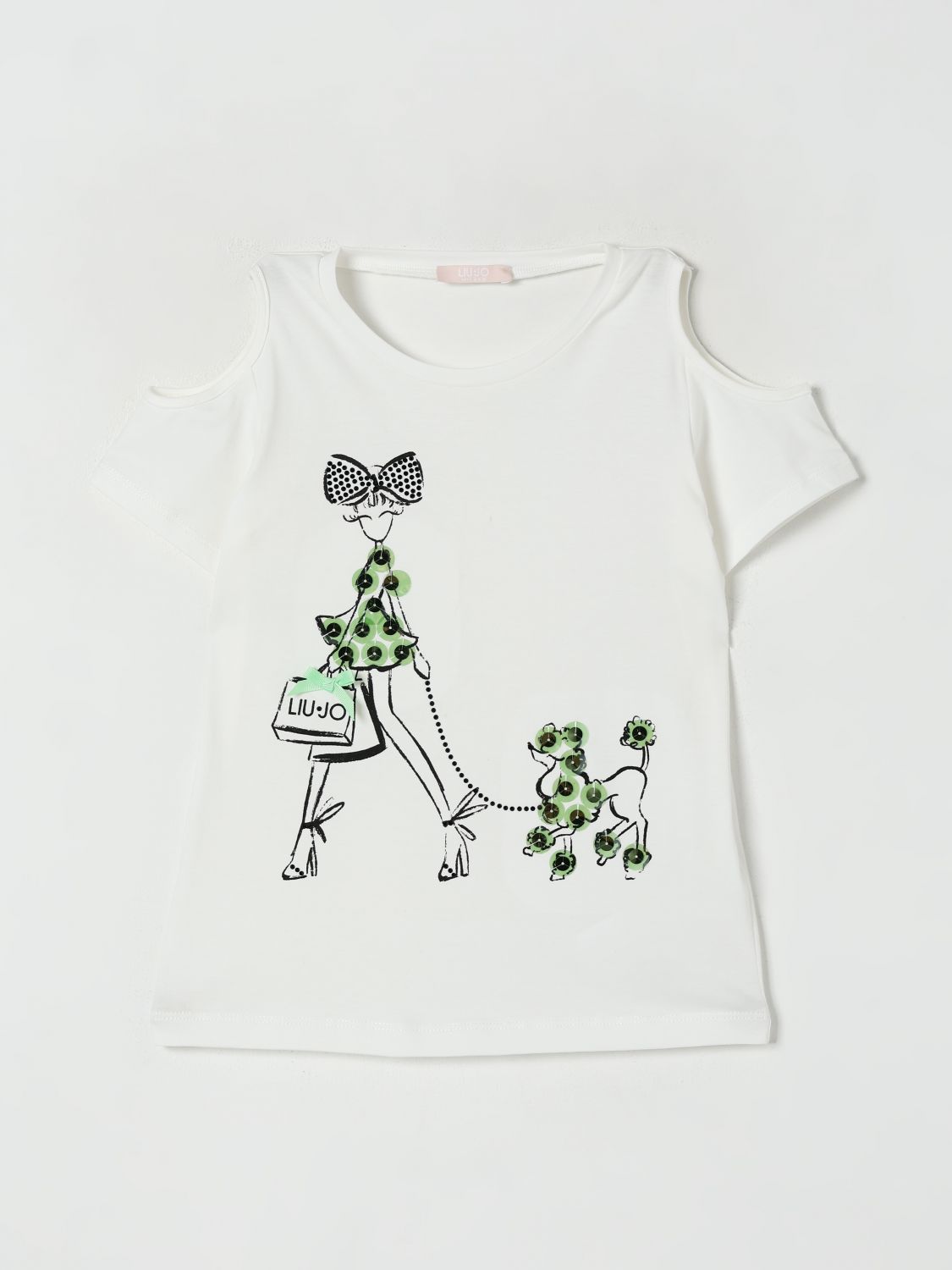 LIU •JO T-SHIRT LIU JO KIDS COLOR WHITE 1 G73876243