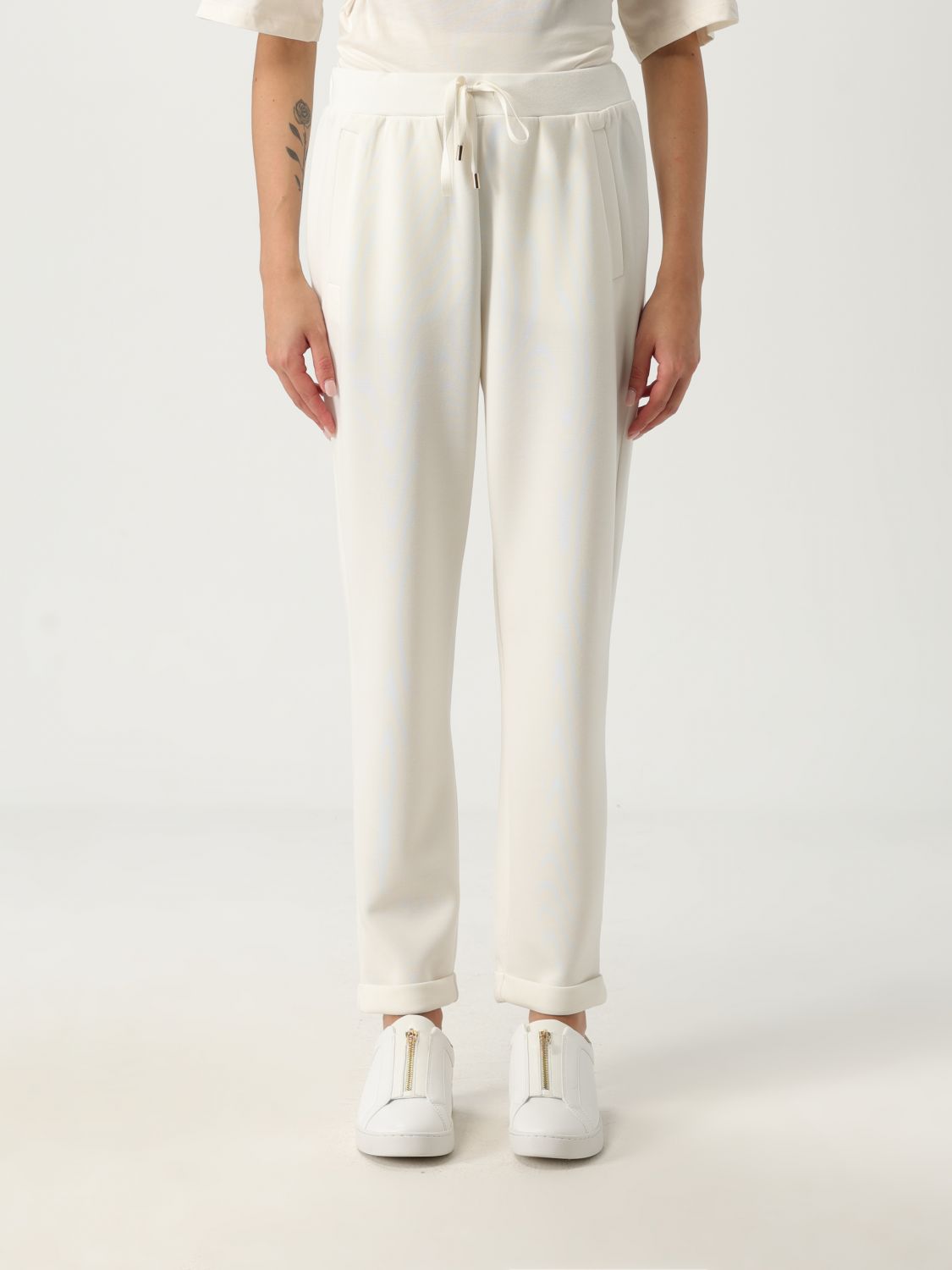Liu •jo Pants Liu Jo Woman Color White In White